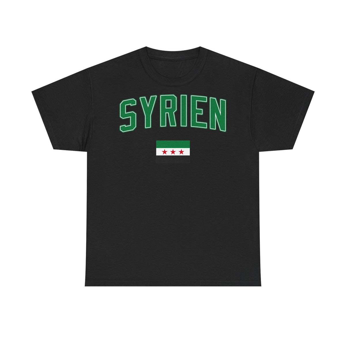 Syria Syrien Wappen Flagge Heimat Sport Fan Geschenkidee - Unisex T-Shirt