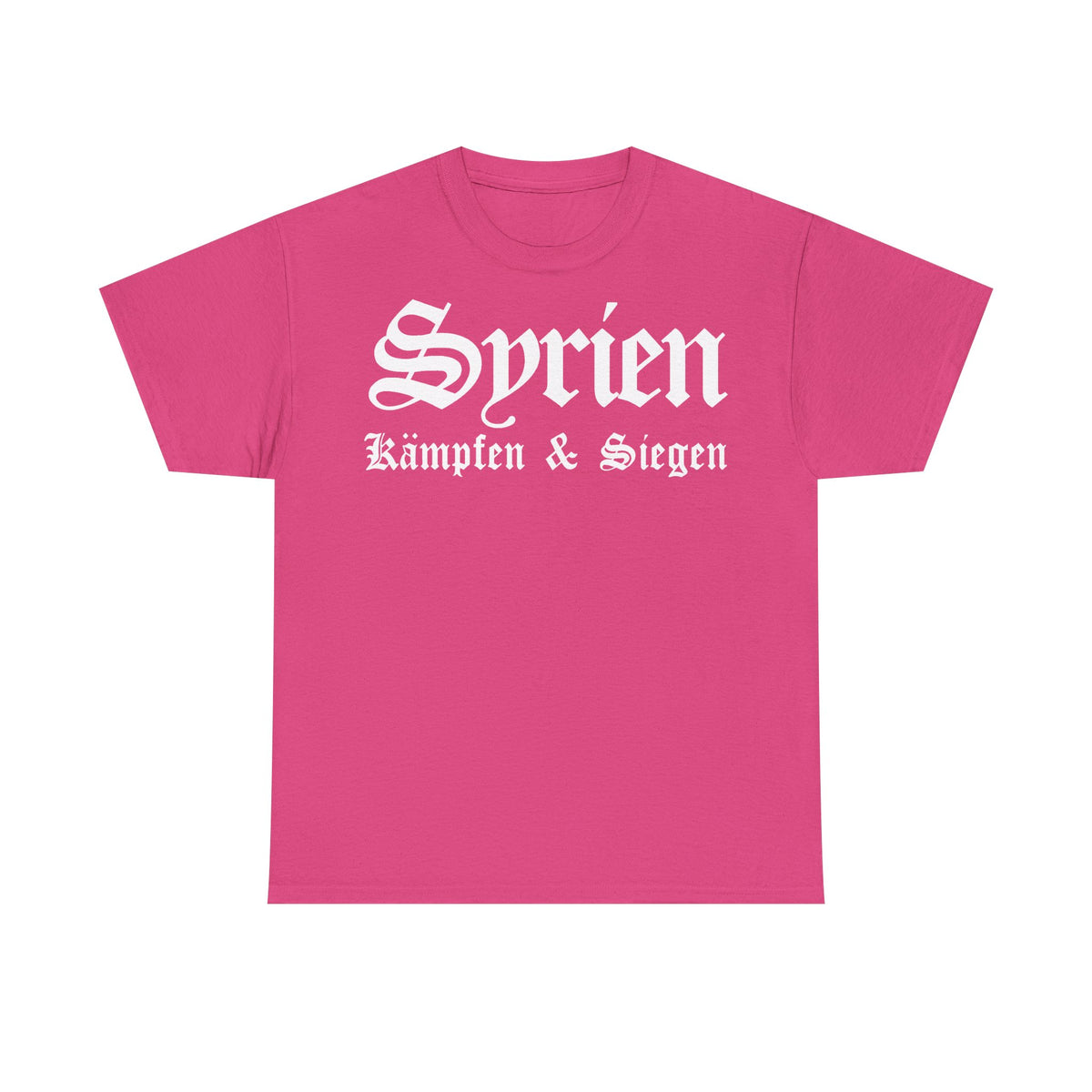 Syria Syrien Wappen Flagge Heimat Sport Fan Geschenkidee - Unisex T-Shirt