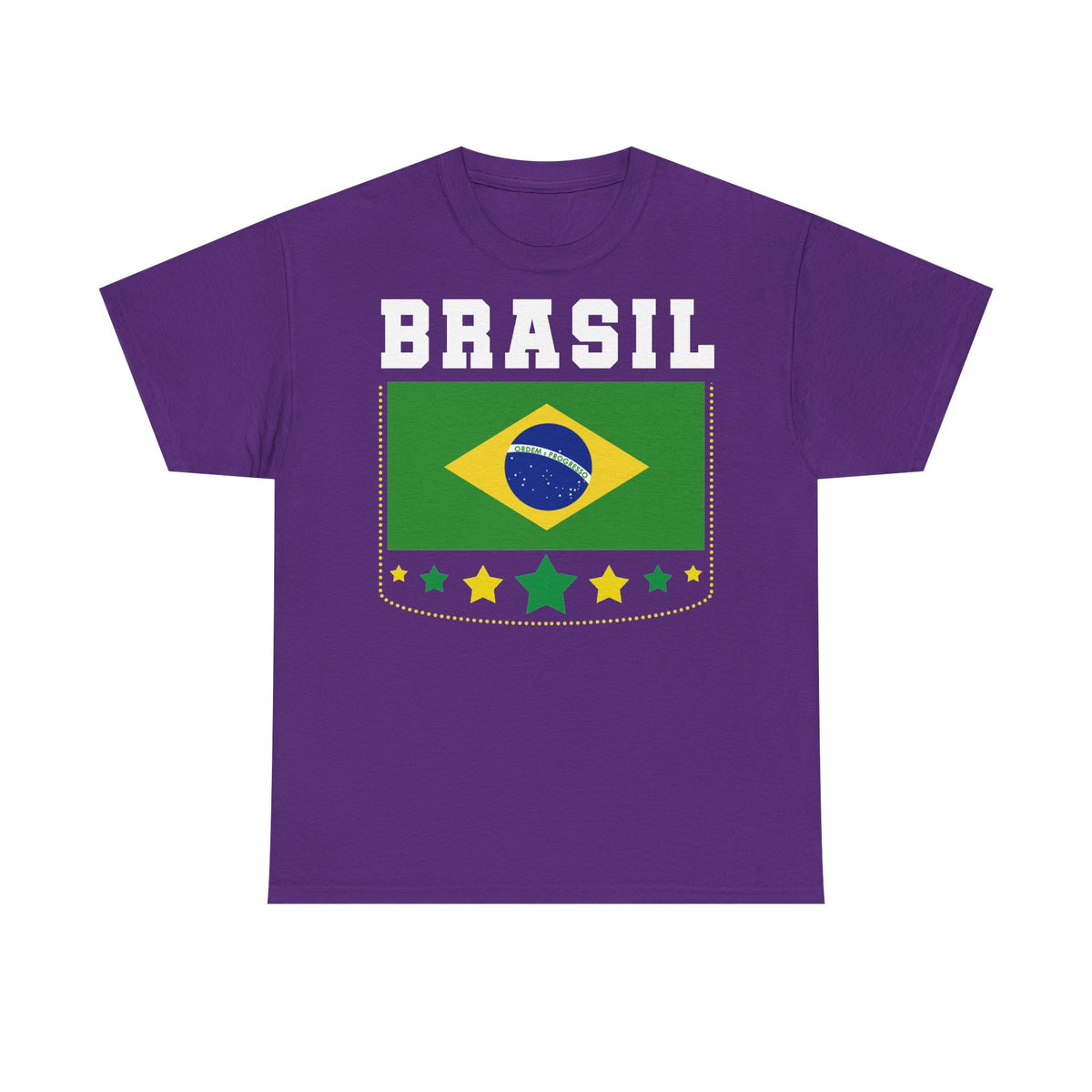 Brazil Brasilien Wappen Flagge Sport Fan Fußball Geschenkidee - Unisex T-Shirt