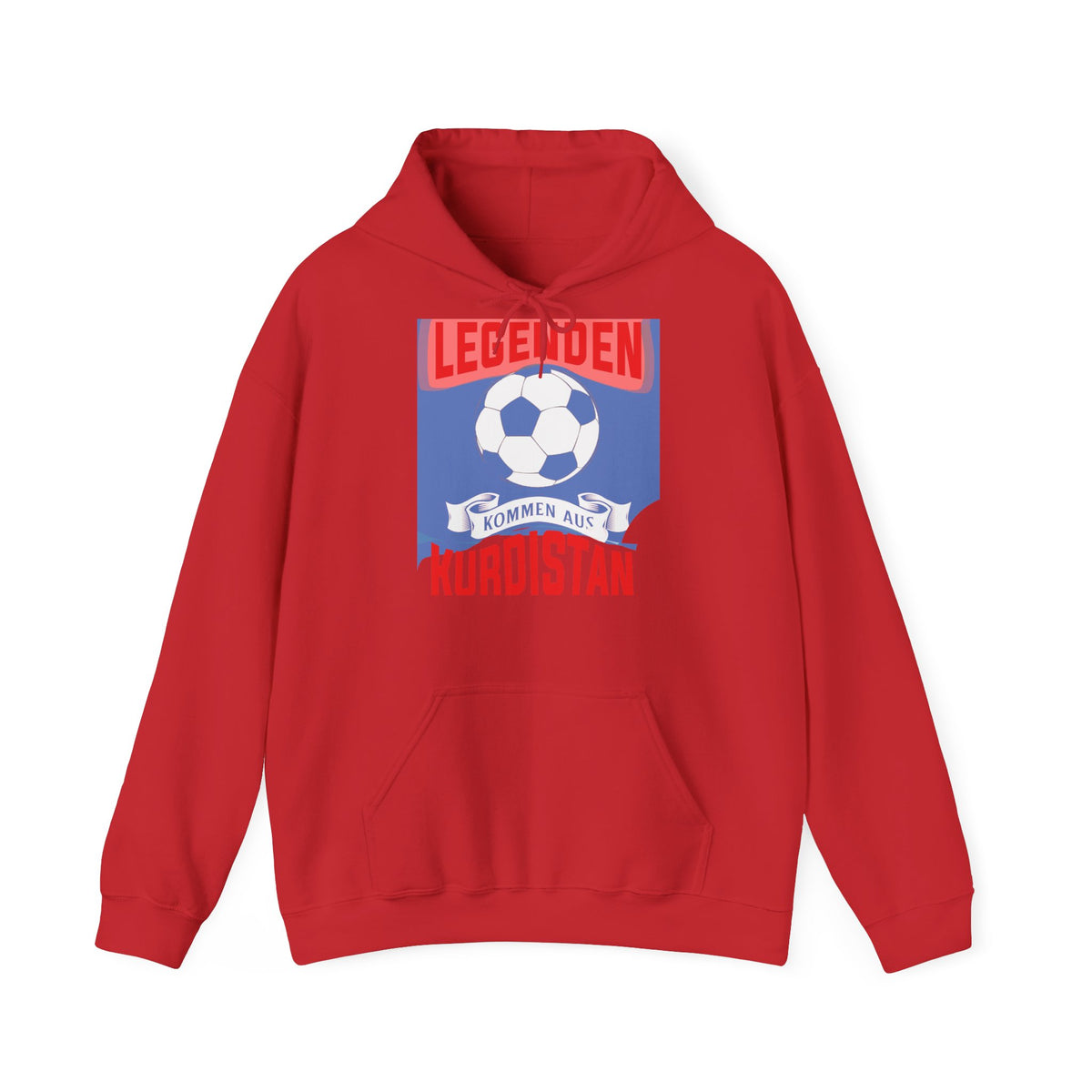 Kurdistan patria orgoglio stemma bandiera sport calcio regalo per tifosi - felpa con cappuccio unisex