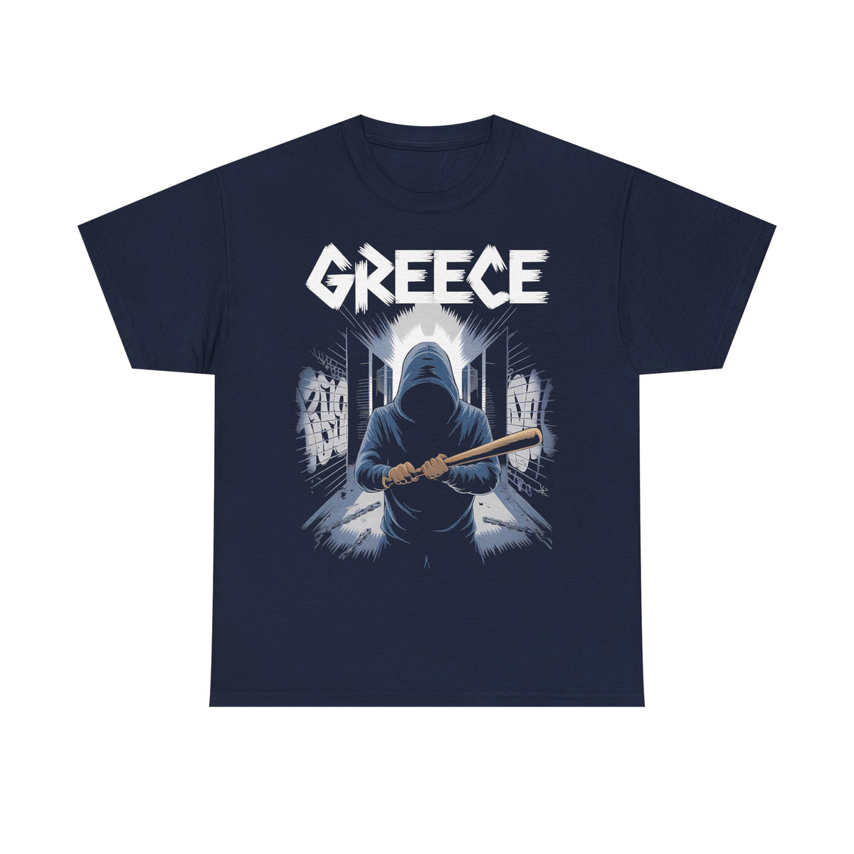 Grecia Grecia hooligan bandera escudo patria fútbol deporte aficionado idea de regalo - camiseta unisex