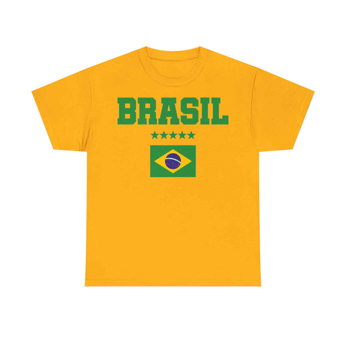 Brazil Brasilien Wappen Flagge Sport Fan Fußball Geschenkidee - Unisex T-Shirt