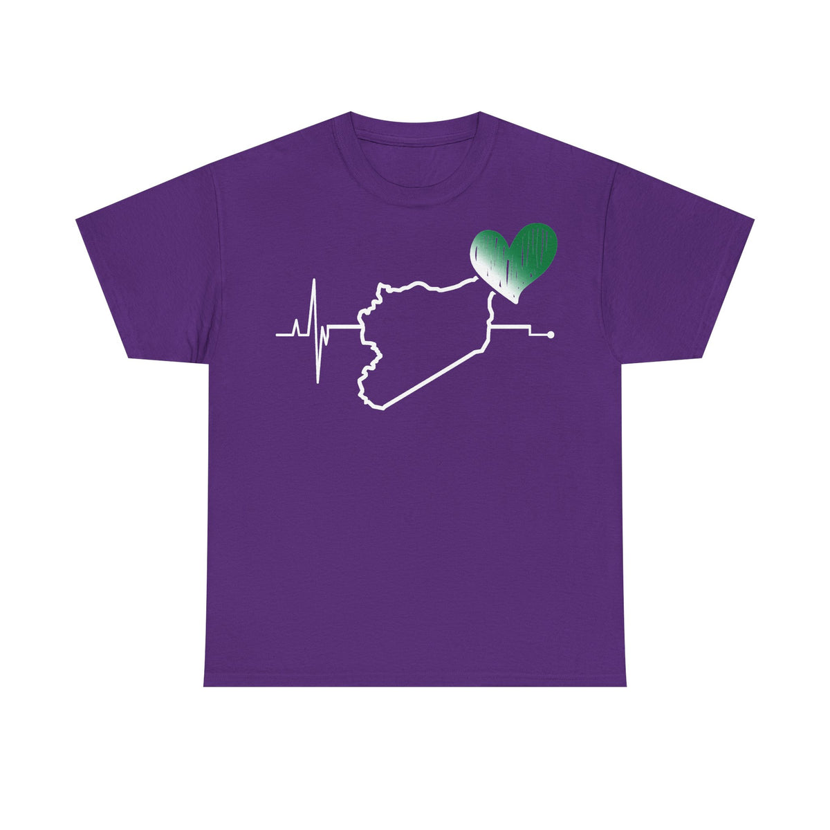 Syria Syrien Wappen Flagge Heimat Sport Fan Geschenkidee - Unisex T-Shirt