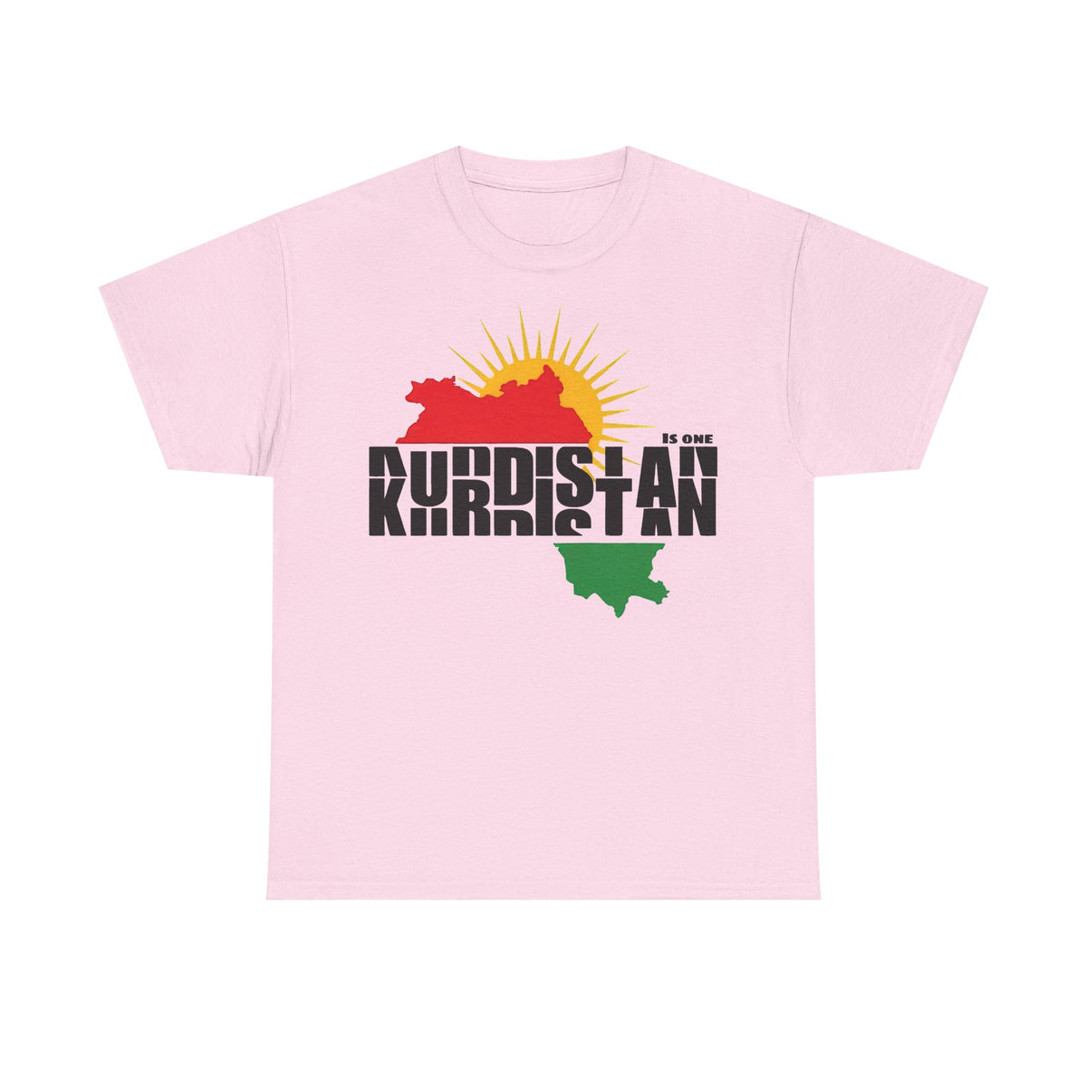 Kurdistan is ONE Flagge Heimat Newroz - Unisex T-Shirt