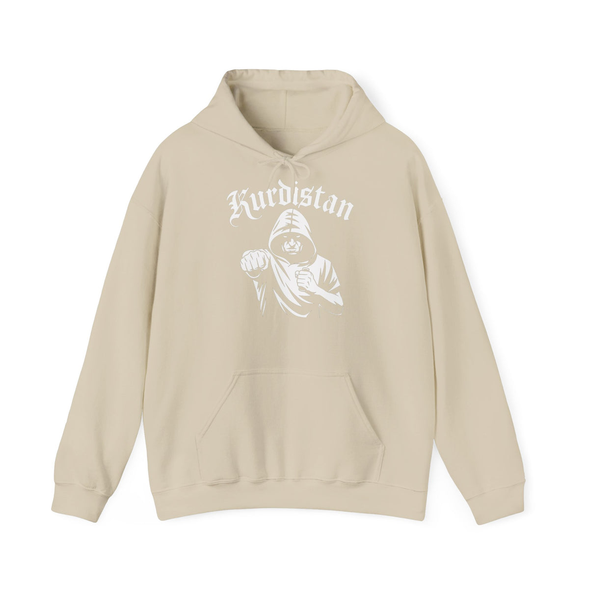 Kurdistan hooligan patria orgoglio stemma bandiera sport calcio tifoso regalo - Felpa con cappuccio unisex