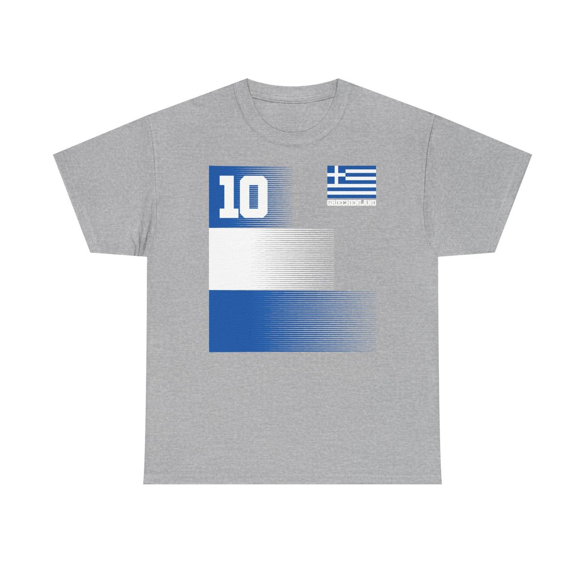 Grecia Grecia Bandera Escudo Patria Fútbol Deporte Aficionado Idea de regalo - Camiseta unisex