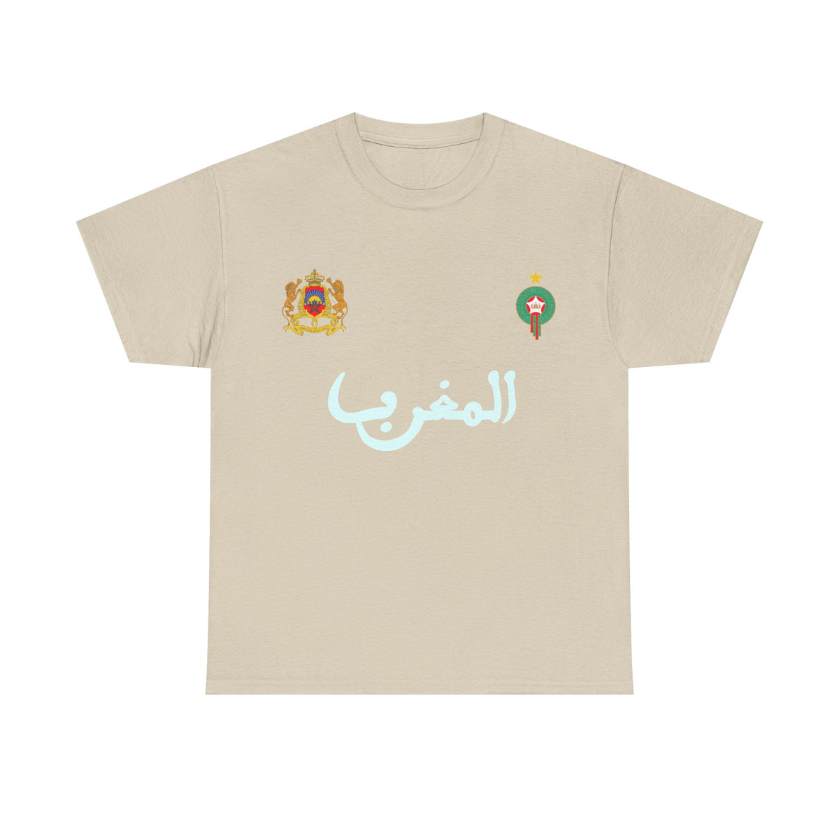 Marruecos Escudo Noble Bandera Street Art Fútbol Deporte Fan Idea de regalo - Camiseta unisex