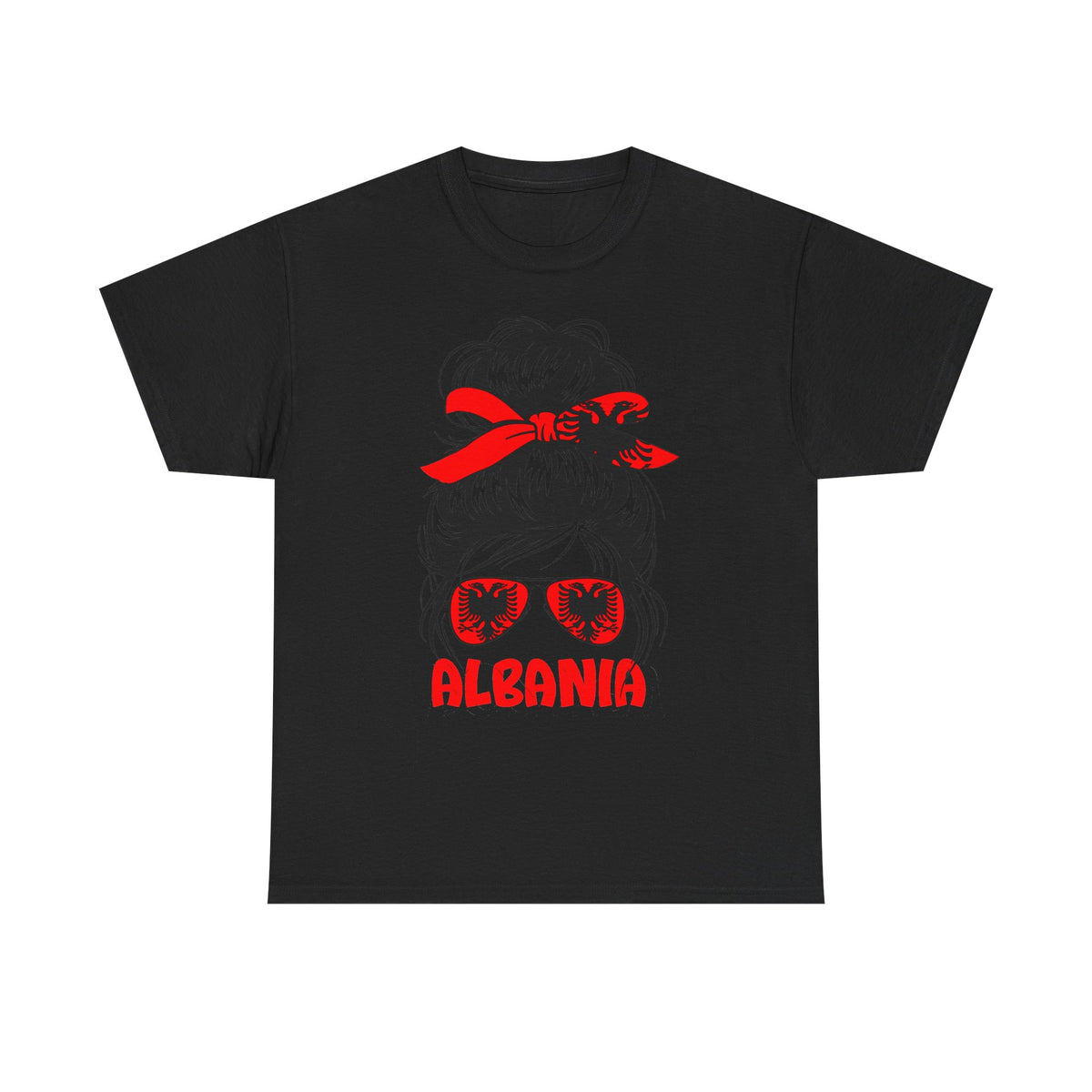 Camiseta unisex de Albania, escudo albanés, bandera, águila, fútbol, aficionado, deporte