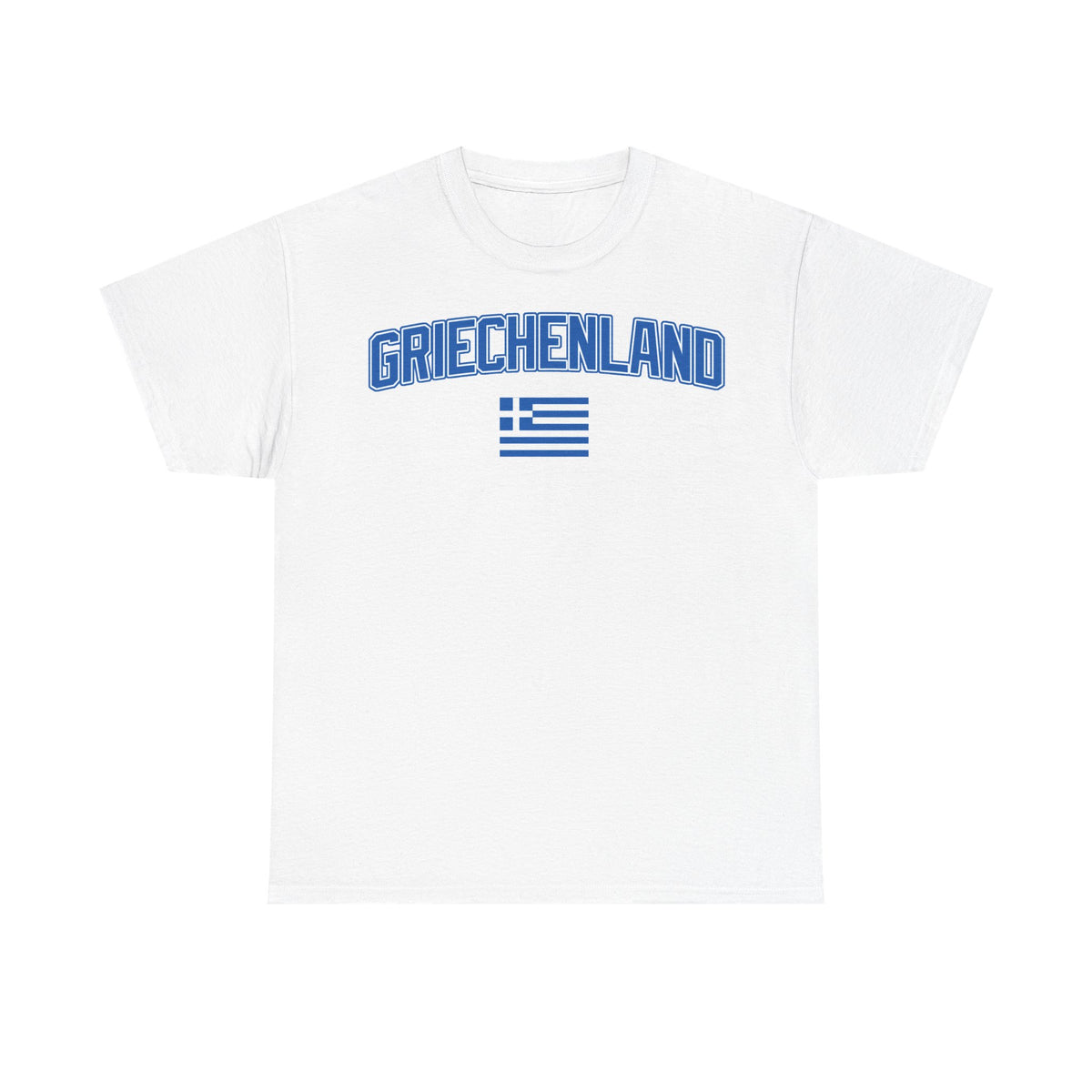 Grecia Grecia Bandera Escudo Patria Fútbol Deporte Aficionado Idea de regalo - Camiseta unisex