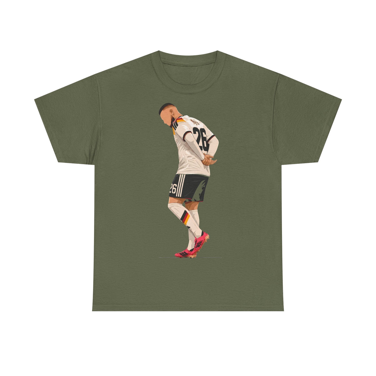 Kurdistán Alemania D. Undav Celebración Fútbol Deporte Aficionado - Camiseta unisex