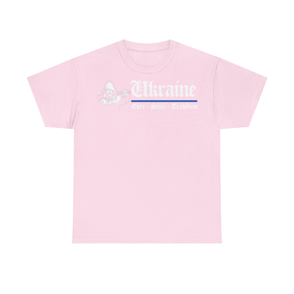 Bandera de Ucrania escudo idea de regalo afición al deporte moda vintage - Camiseta unisex