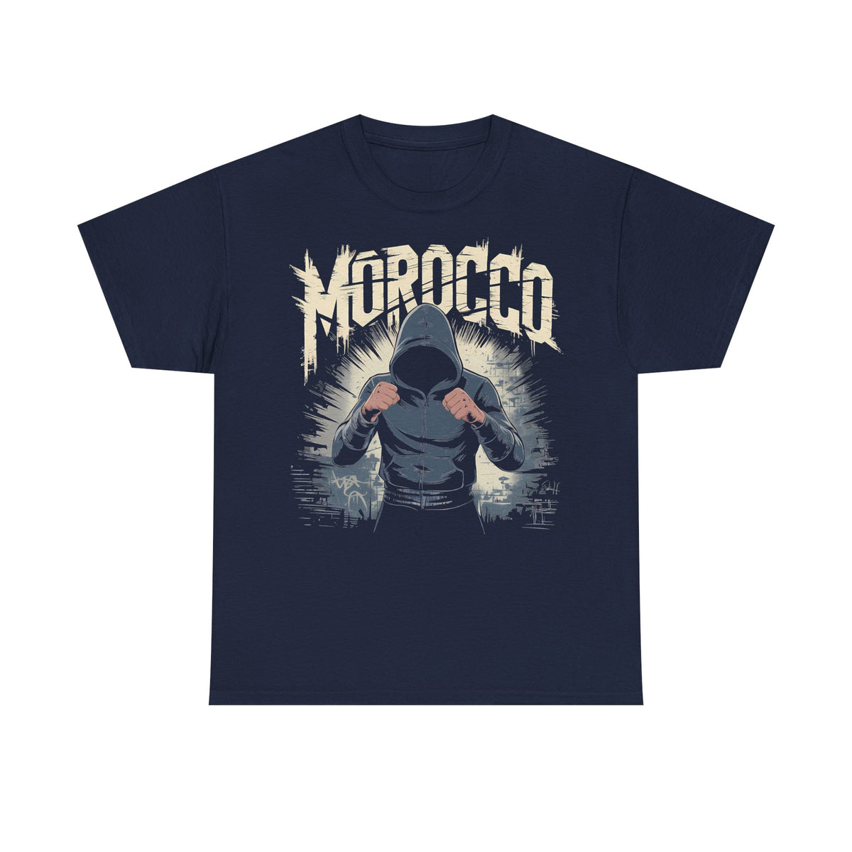 Escudo de hooligan de Marruecos Bandera de Marruecos Fútbol Aficionado Deporte Idea de regalo - Camiseta unisex