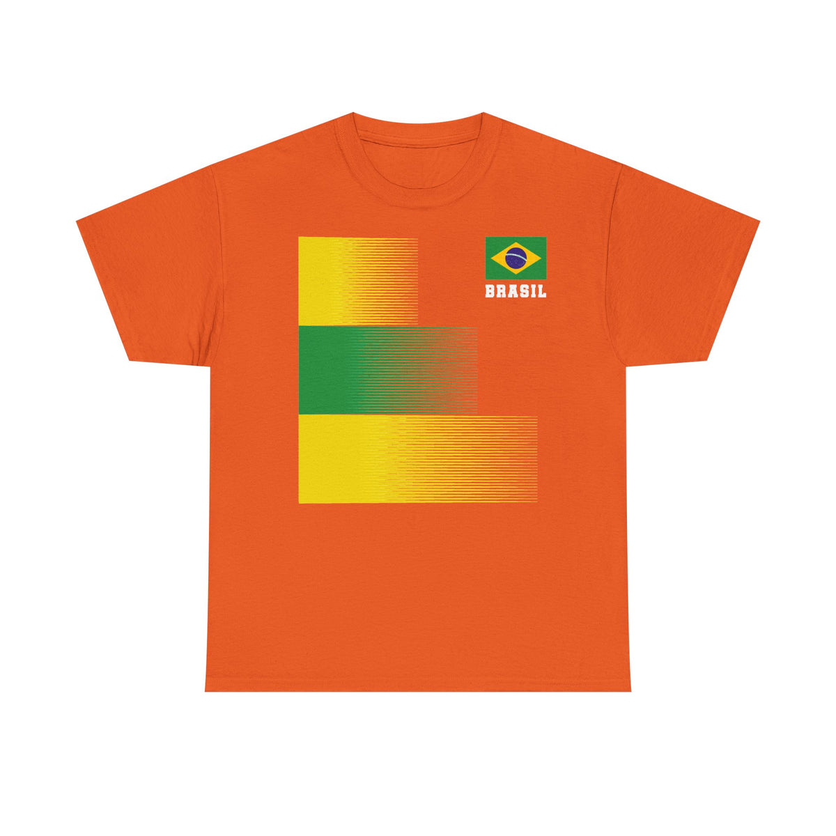 Brazil Brasilien Wappen Flagge Sport Fan Fußball Geschenkidee - Unisex T-Shirt
