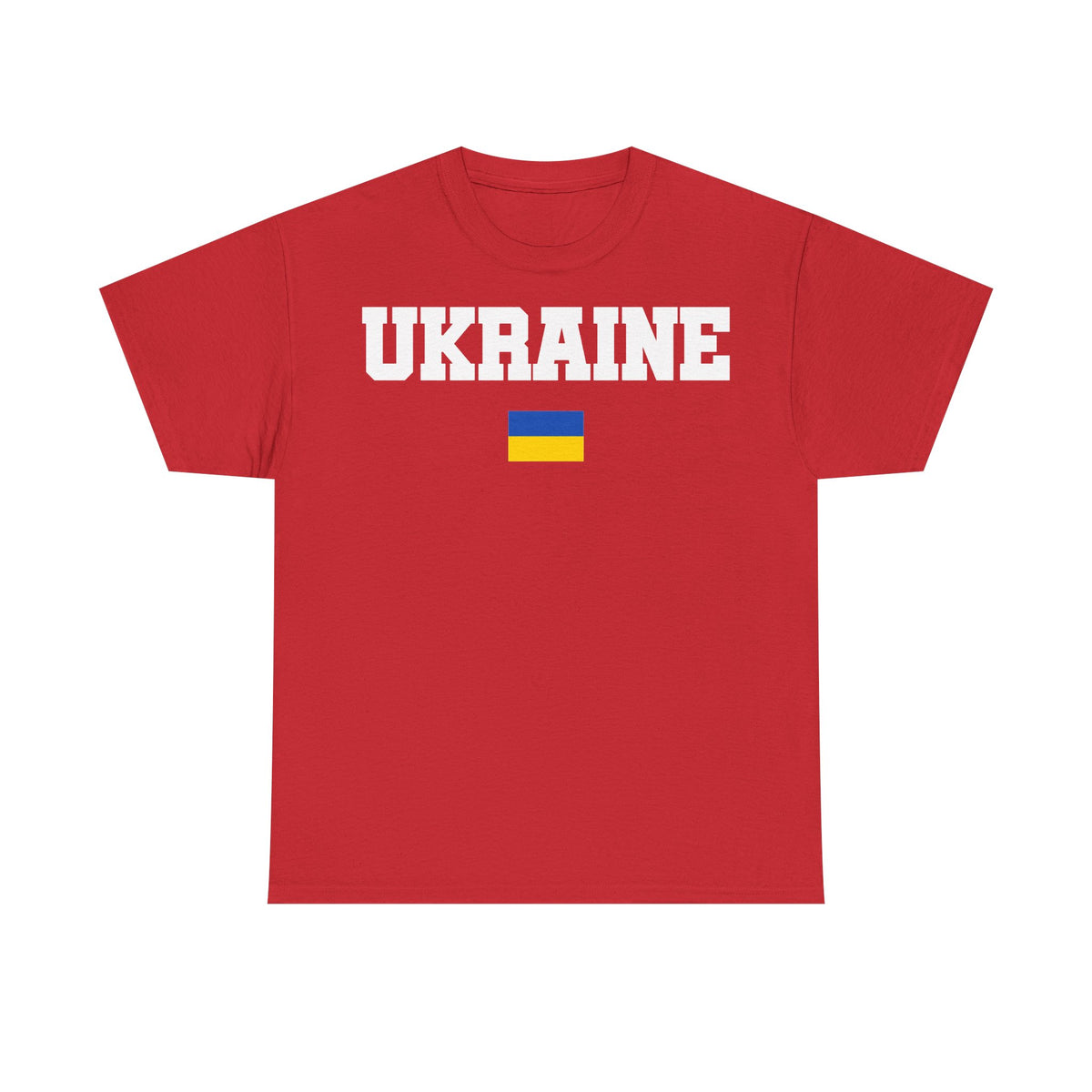 Bandera de Ucrania escudo idea de regalo afición al deporte moda vintage - Camiseta unisex
