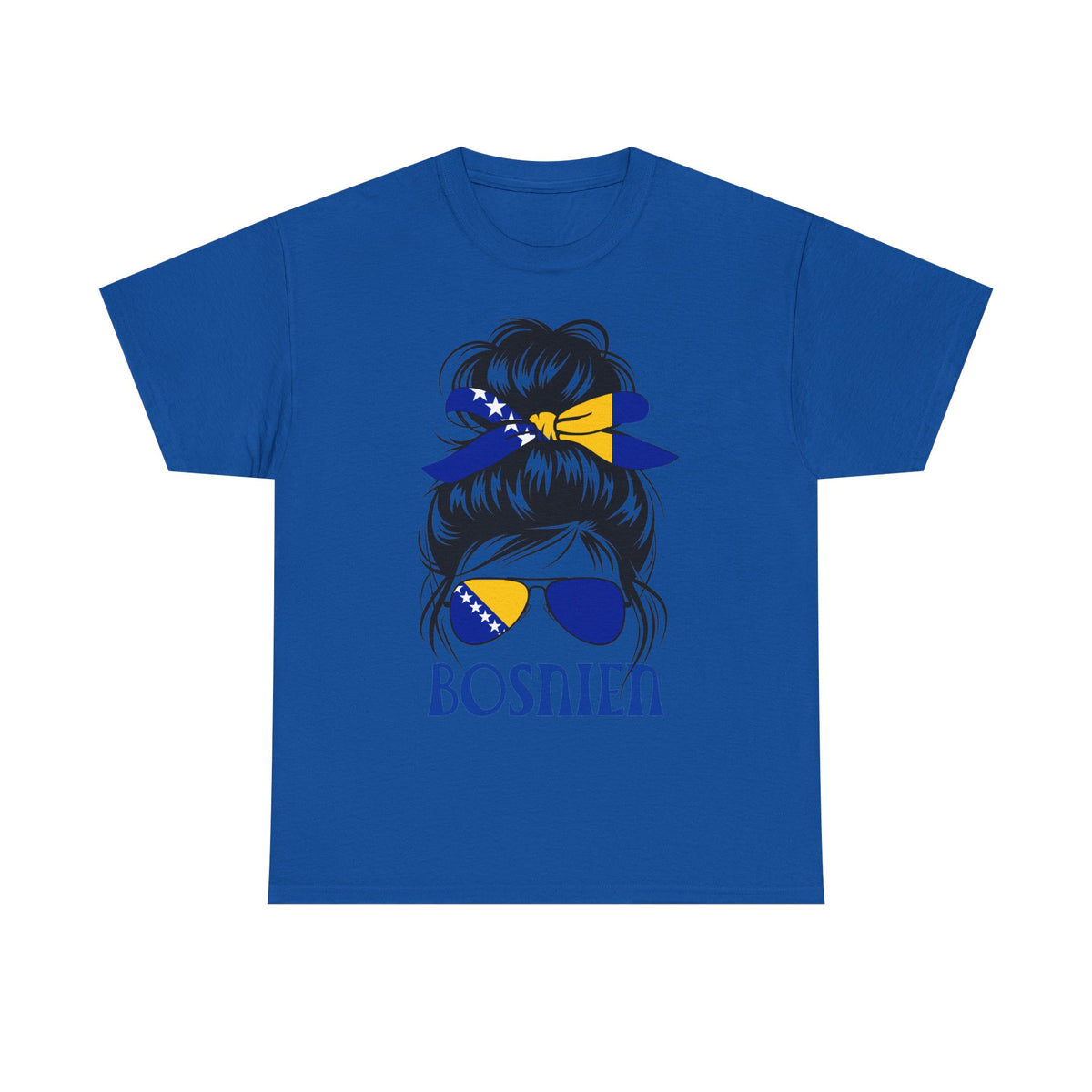 Bosnia Wappen Flagge Stolz Heimat Fußball fan Geschenkidee - Unisex T-Shirt