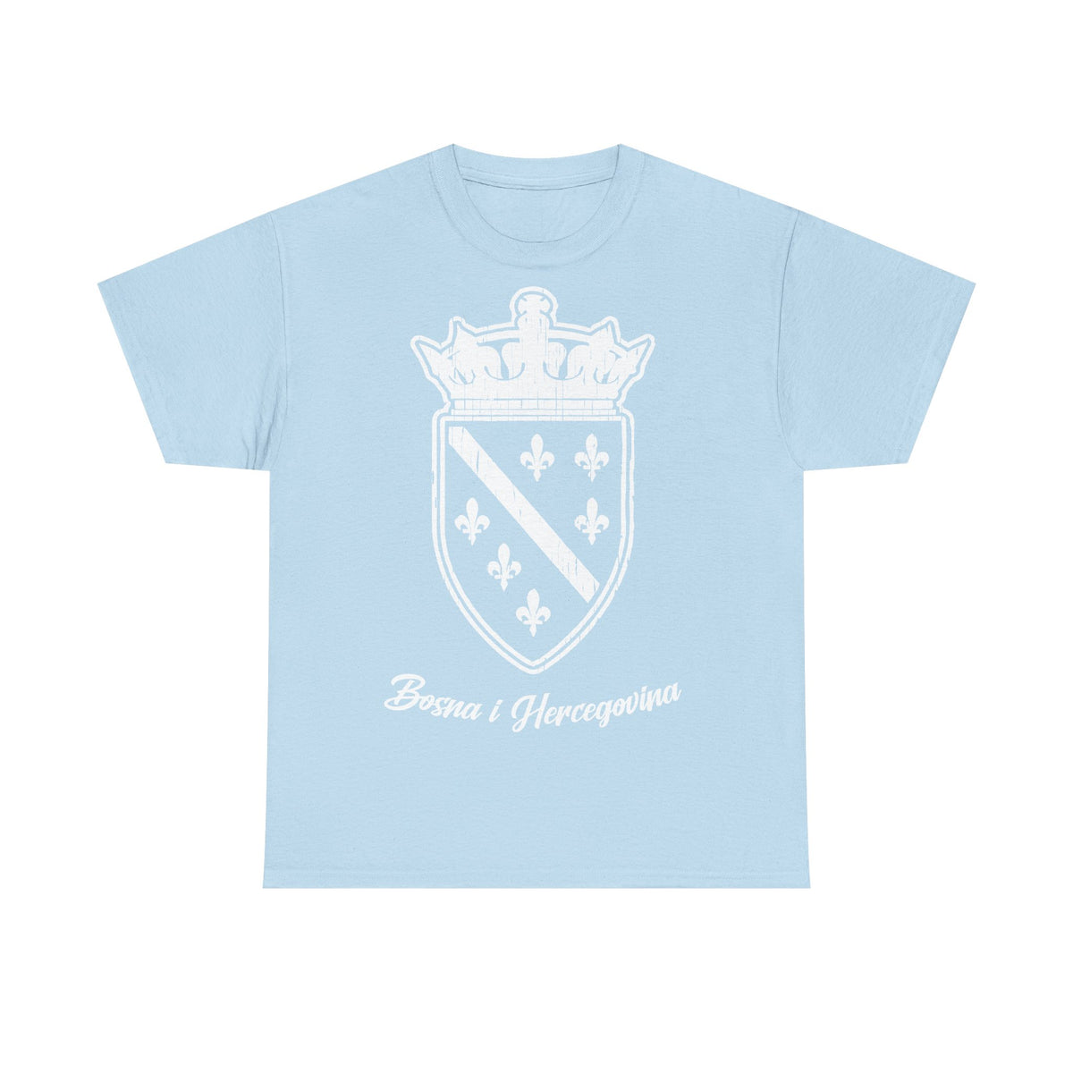 Bosna i Hercegovina Wappen Flagge - Unisex T-Shirt