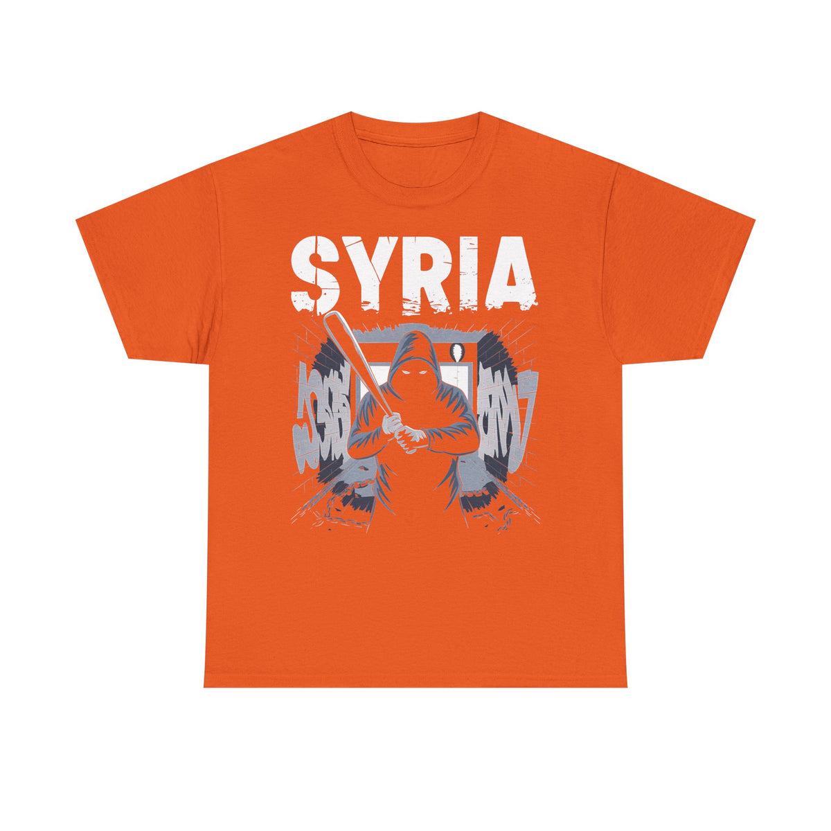 Syria Syrien Hooligan Wappen Flagge Heimat Sport Fußball Fan Geschenkidee - Unisex T-Shirt