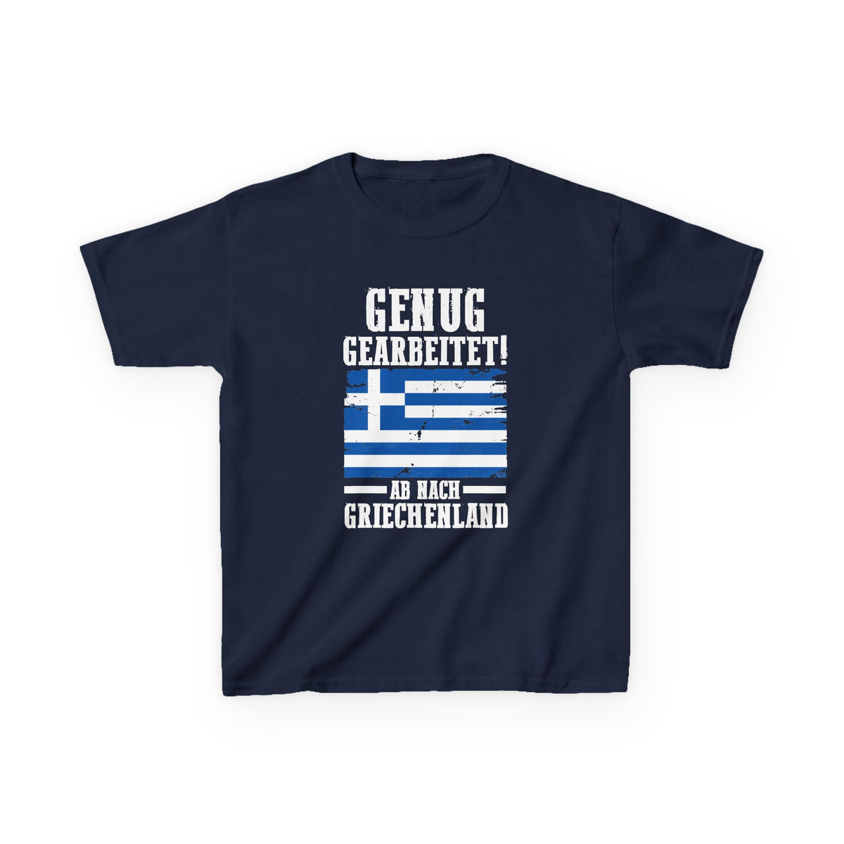 Greece Griechenland Flagge Wappen Heimat Fußball Sport Fan Geschenkidee - Für Kinder & Jugendliche Unisex T-Shirt