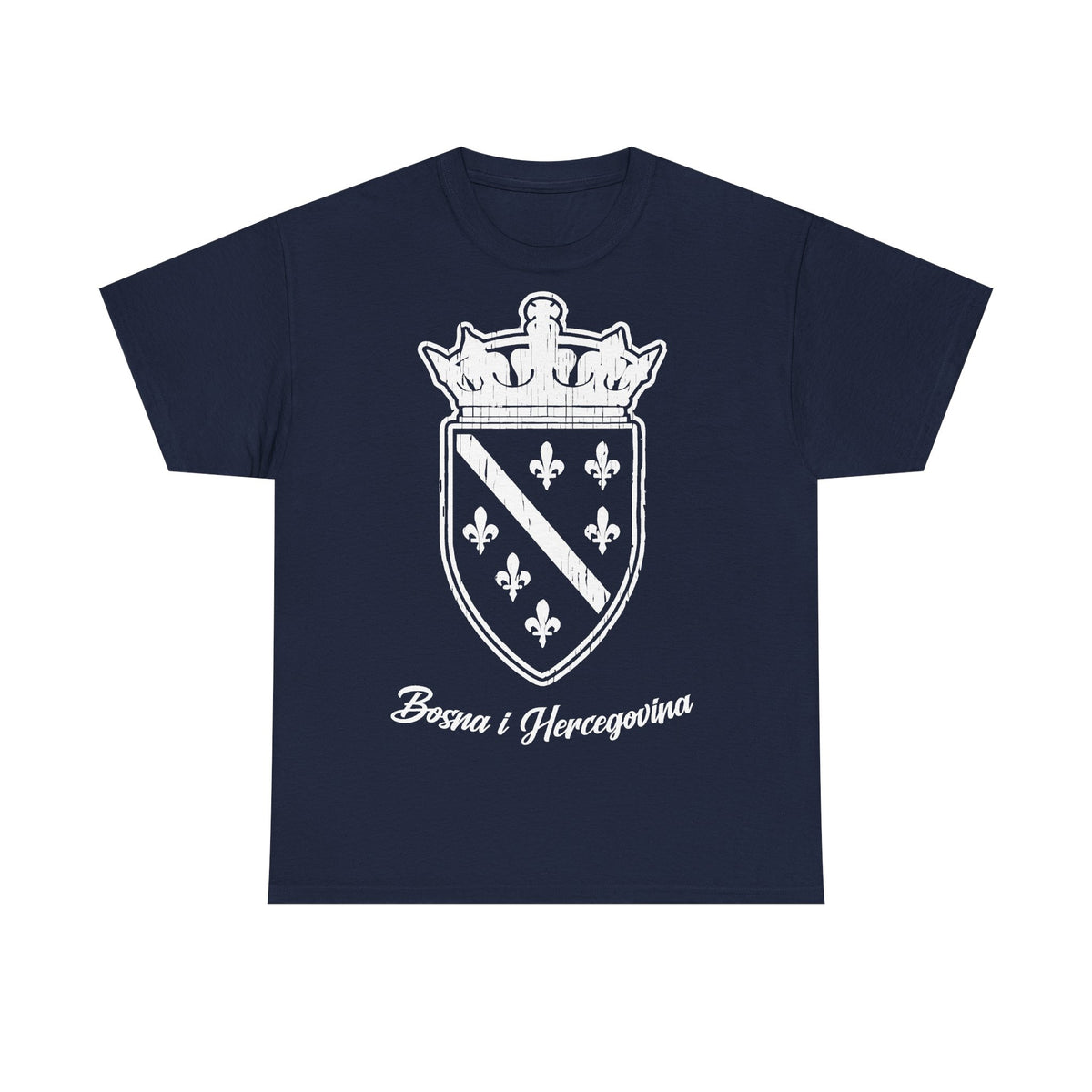 Bosna i Hercegovina Wappen Flagge - Unisex T-Shirt