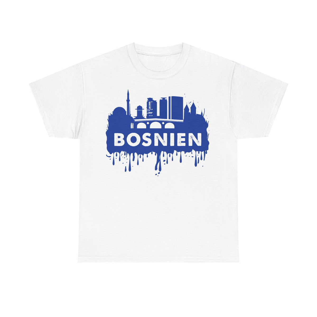 Bosnia escudo bandera orgullo patria aficionado al fútbol idea de regalo - Camiseta unisex