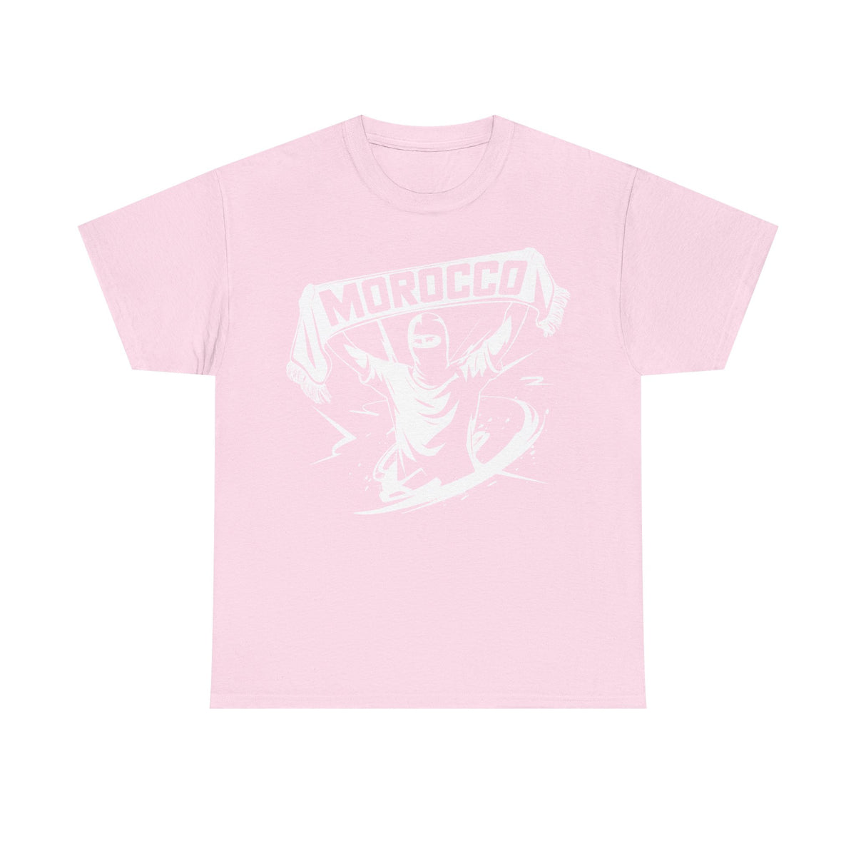 Escudo de hooligan de Marruecos Bandera de Marruecos Fútbol Aficionado Deporte Idea de regalo - Camiseta unisex