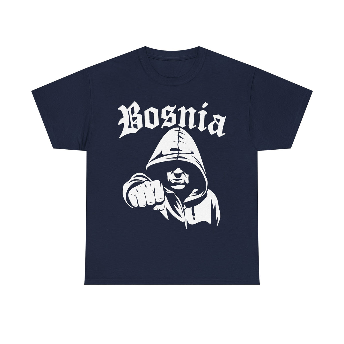 Bosnia Hooligan escudo bandera orgullo patria fútbol idea de regalo para fans - Camiseta unisex