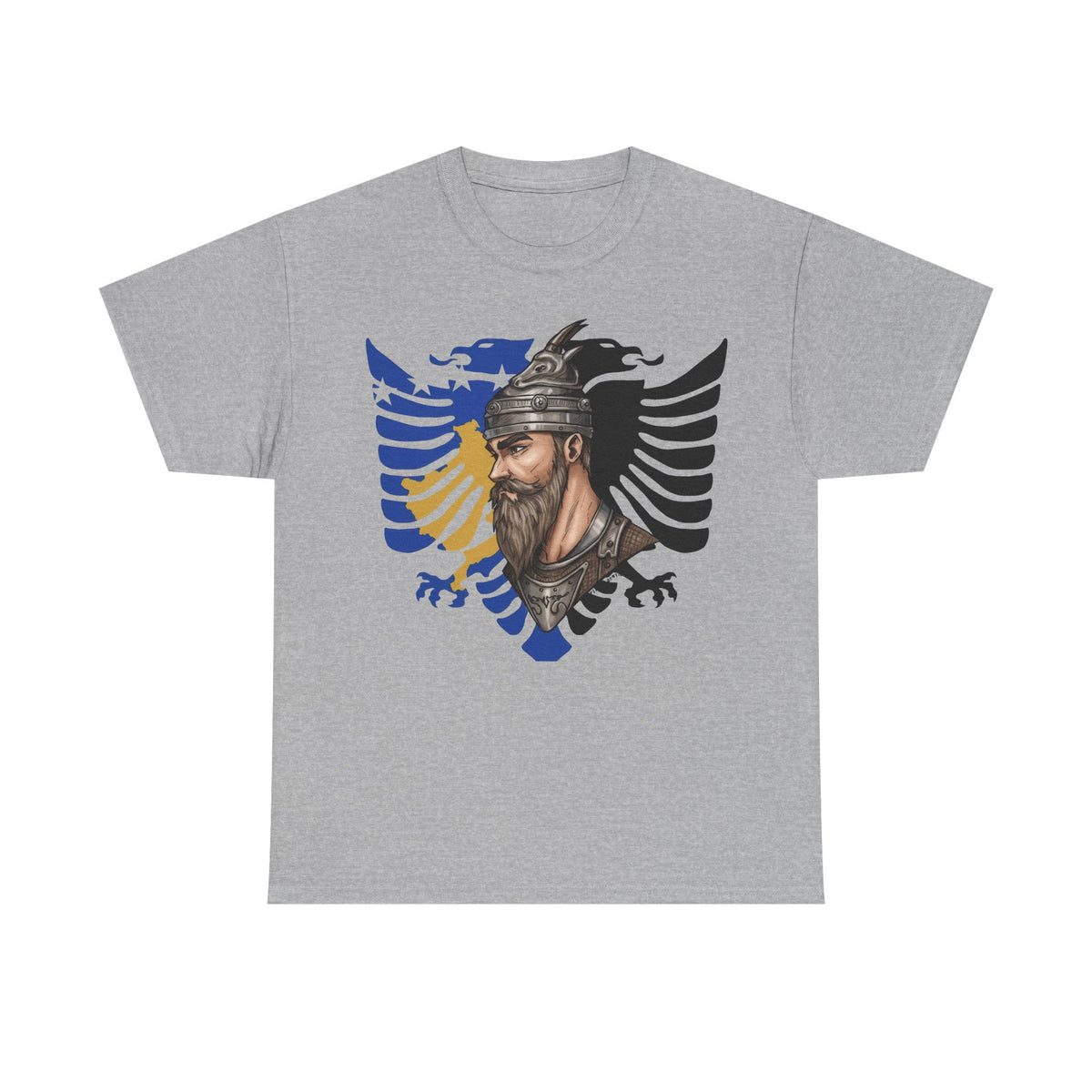 Leyenda de Skanderbeg Albania Kosovo Shqiptar Bandera Orgullo - Camiseta unisex