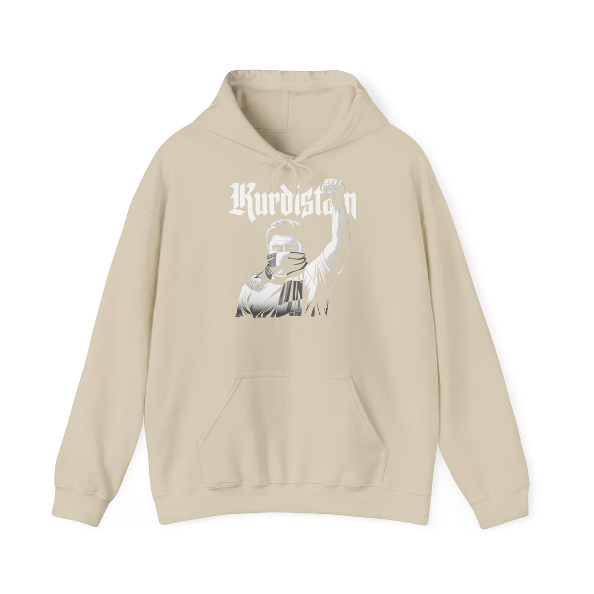 Kurdistan hooligan patria orgoglio stemma bandiera sport calcio tifoso regalo - Felpa con cappuccio unisex