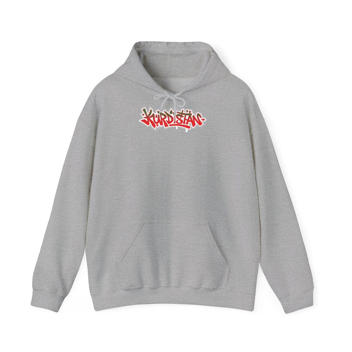 Kurdistan patria orgoglio stemma bandiera sport calcio regalo per tifosi - felpa con cappuccio unisex
