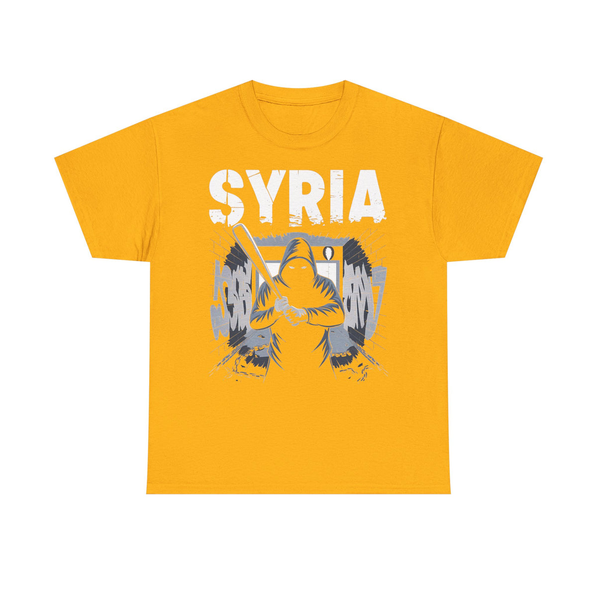 Syria Syrien Hooligan Wappen Flagge Heimat Sport Fußball Fan Geschenkidee - Unisex T-Shirt