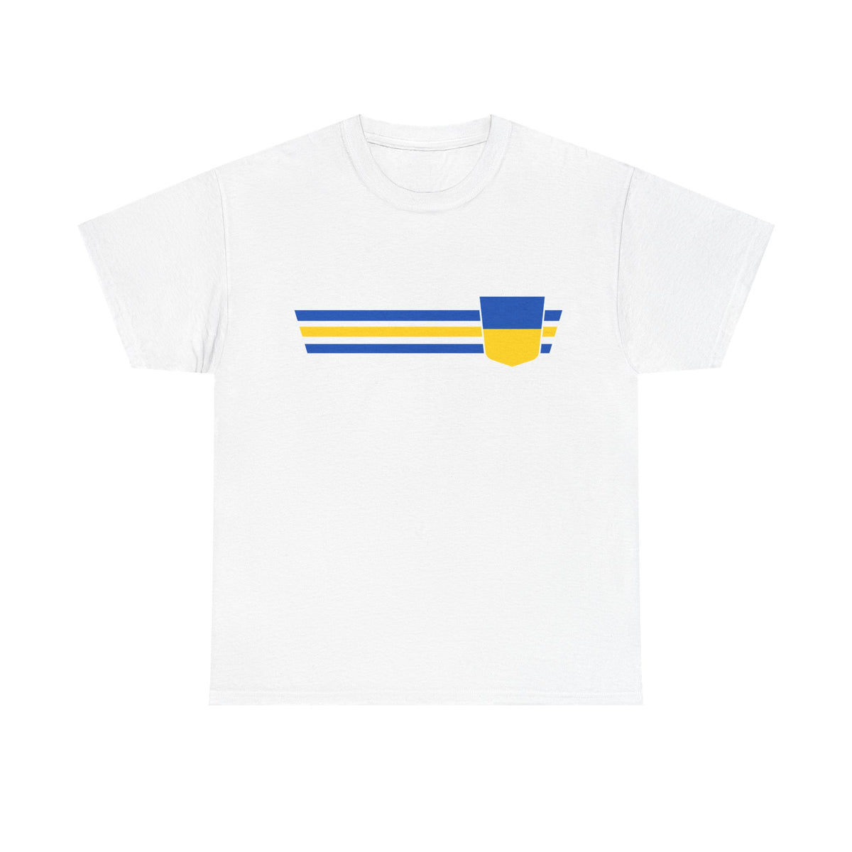Bandiera e stemma dell'Ucraina Idea regalo Sport Tifoso Moda Vintage - T-shirt unisex