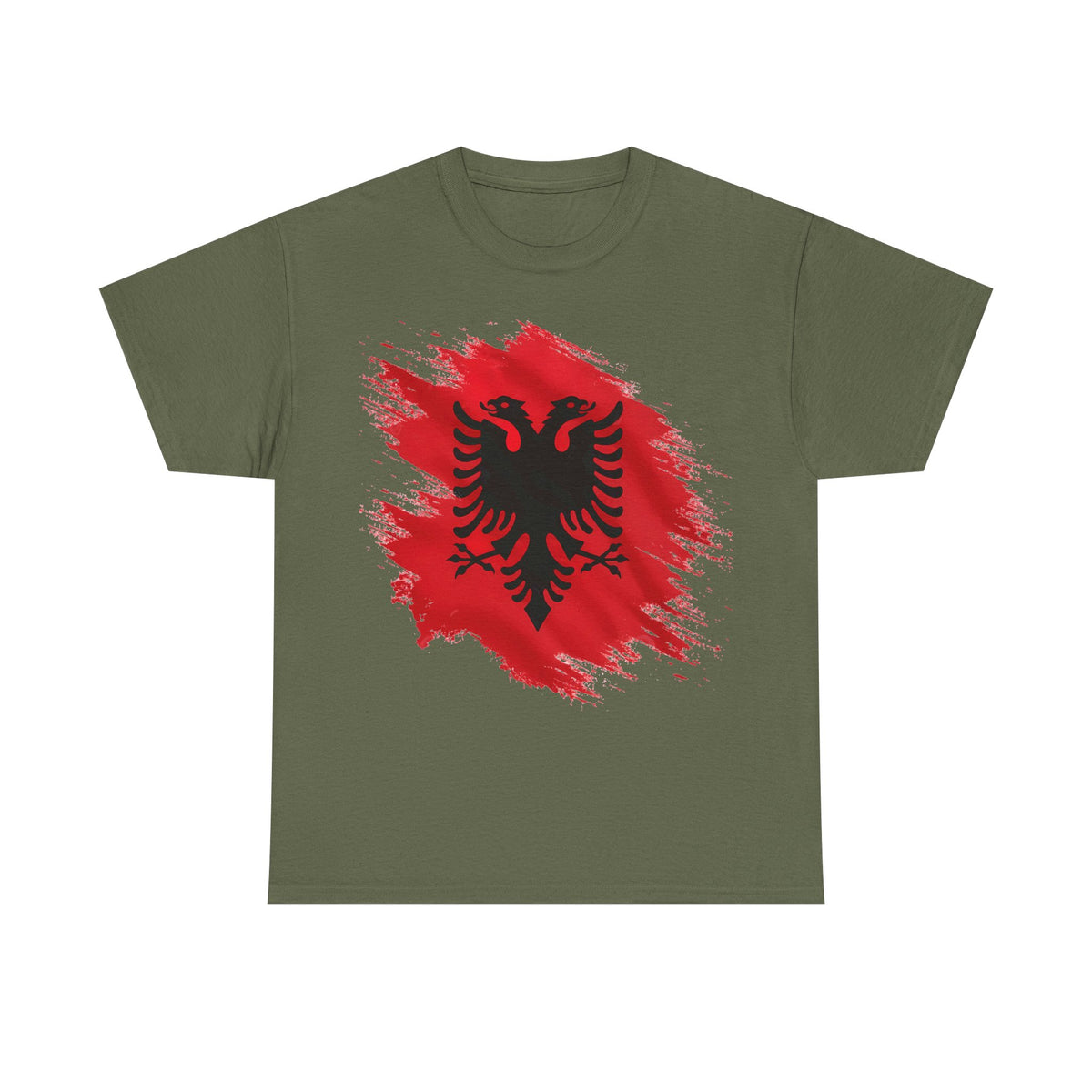 Albania Art Doppeladler Street Style Geschenkidee - Unisex T-Shirt
