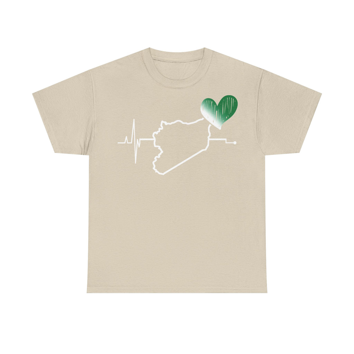 Syria Syrien Wappen Flagge Heimat Sport Fan Geschenkidee - Unisex T-Shirt