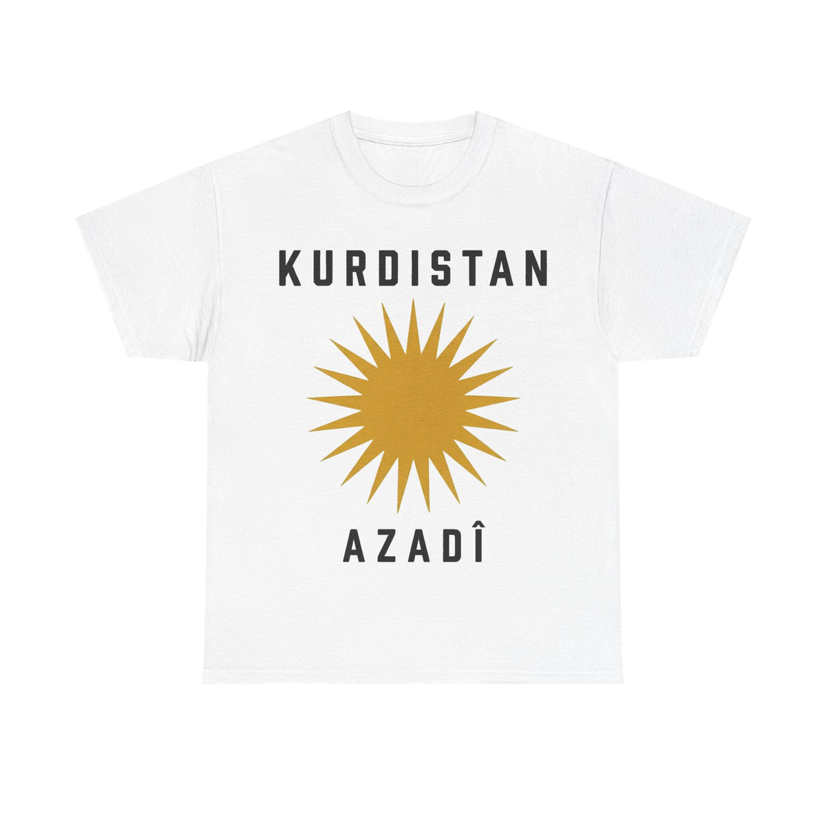 Kurdistan Azadi Sonne Wappen Geschenkidee - Unisex T-Shirt