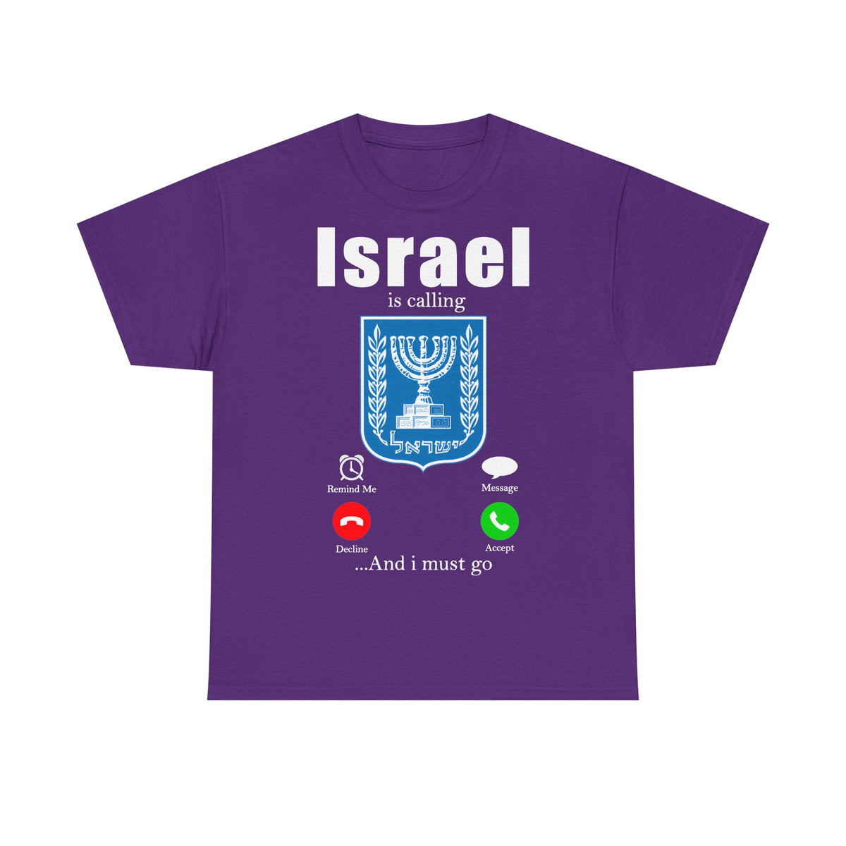 Israel Wappen Flagge Fan Geschenkidee Fashion - Unisex T-Shirt