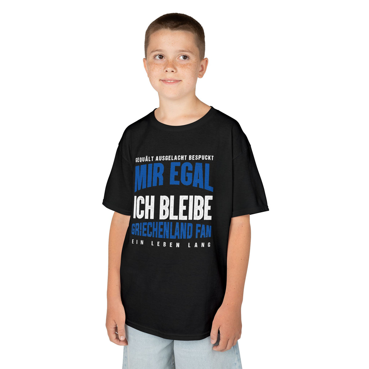 Greece Griechenland Flagge Wappen Heimat Fußball Sport Fan Geschenkidee - Für Kinder & Jugendliche Unisex T-Shirt