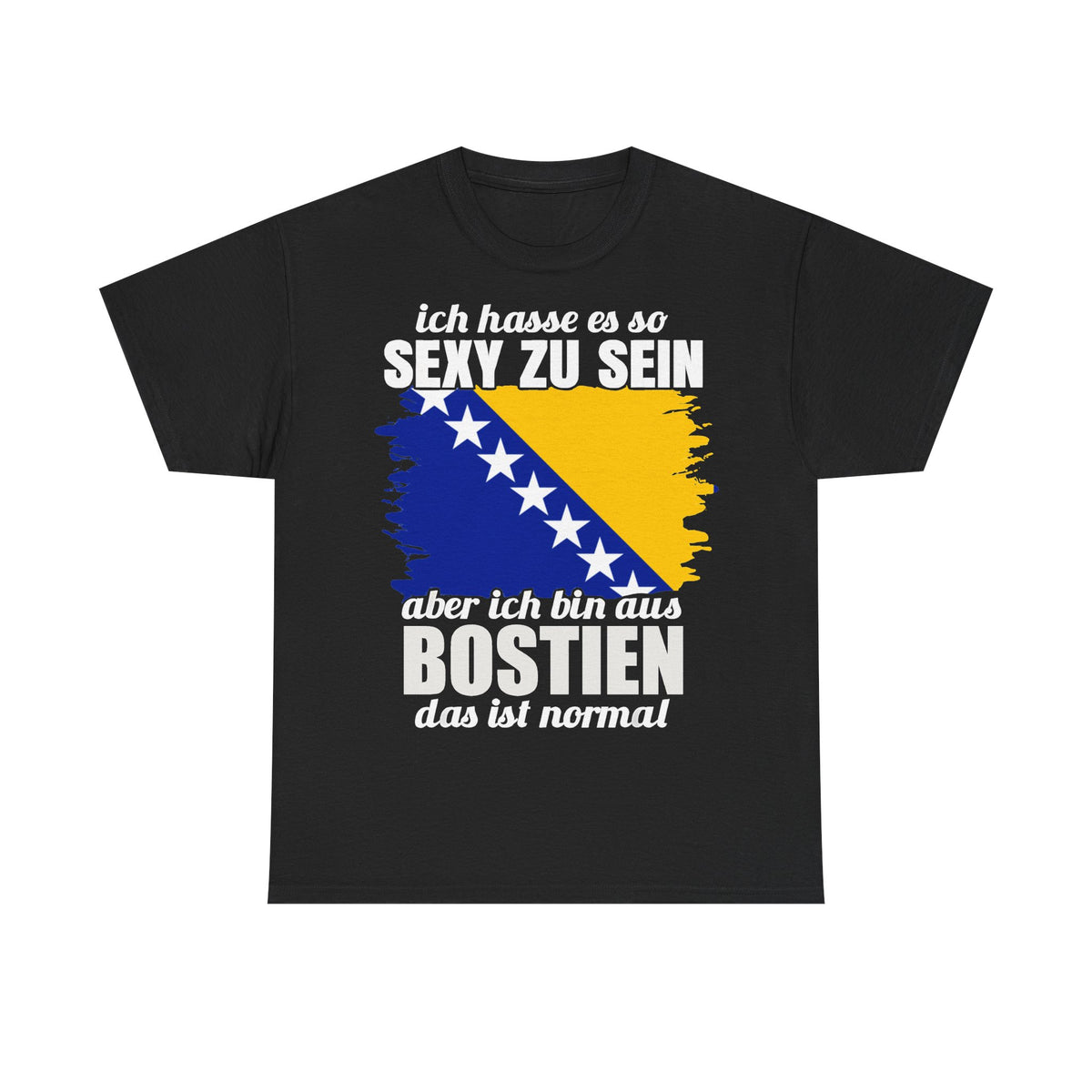 Bosnia Wappen Flagge Stolz Heimat Fußball fan Geschenkidee - Unisex T-Shirt