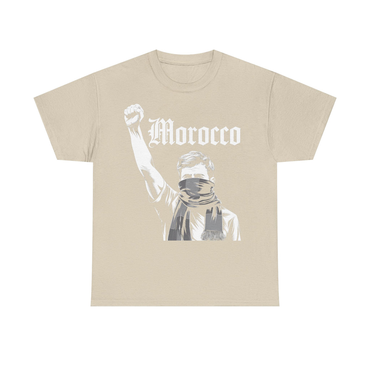 Escudo de hooligan de Marruecos Bandera de Marruecos Fútbol Aficionado Deporte Idea de regalo - Camiseta unisex
