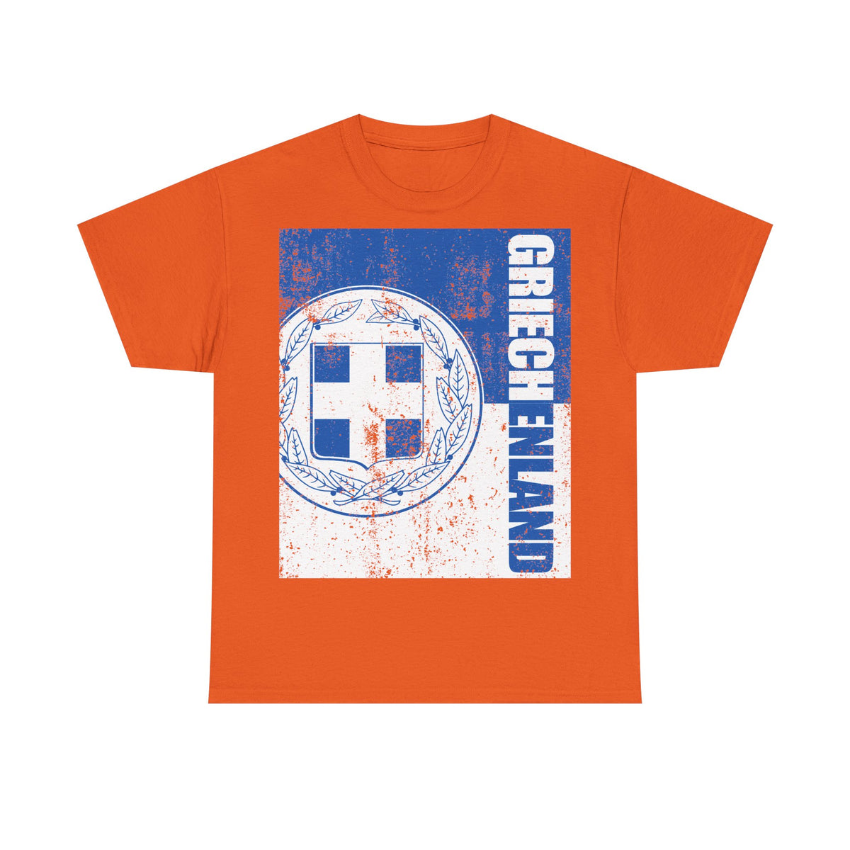 Grecia Grecia Bandera Escudo Patria Fútbol Deporte Aficionado Idea de regalo - Camiseta unisex