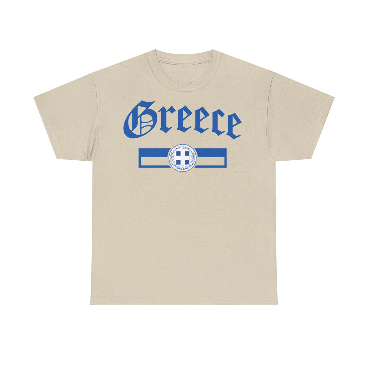 Grecia Grecia Bandera Escudo Patria Fútbol Deporte Aficionado Idea de regalo - Camiseta unisex