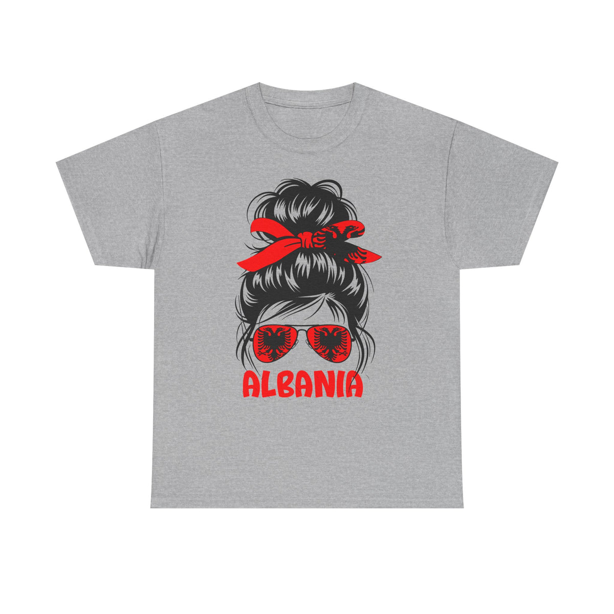 Camiseta unisex de Albania, escudo albanés, bandera, águila, fútbol, aficionado, deporte