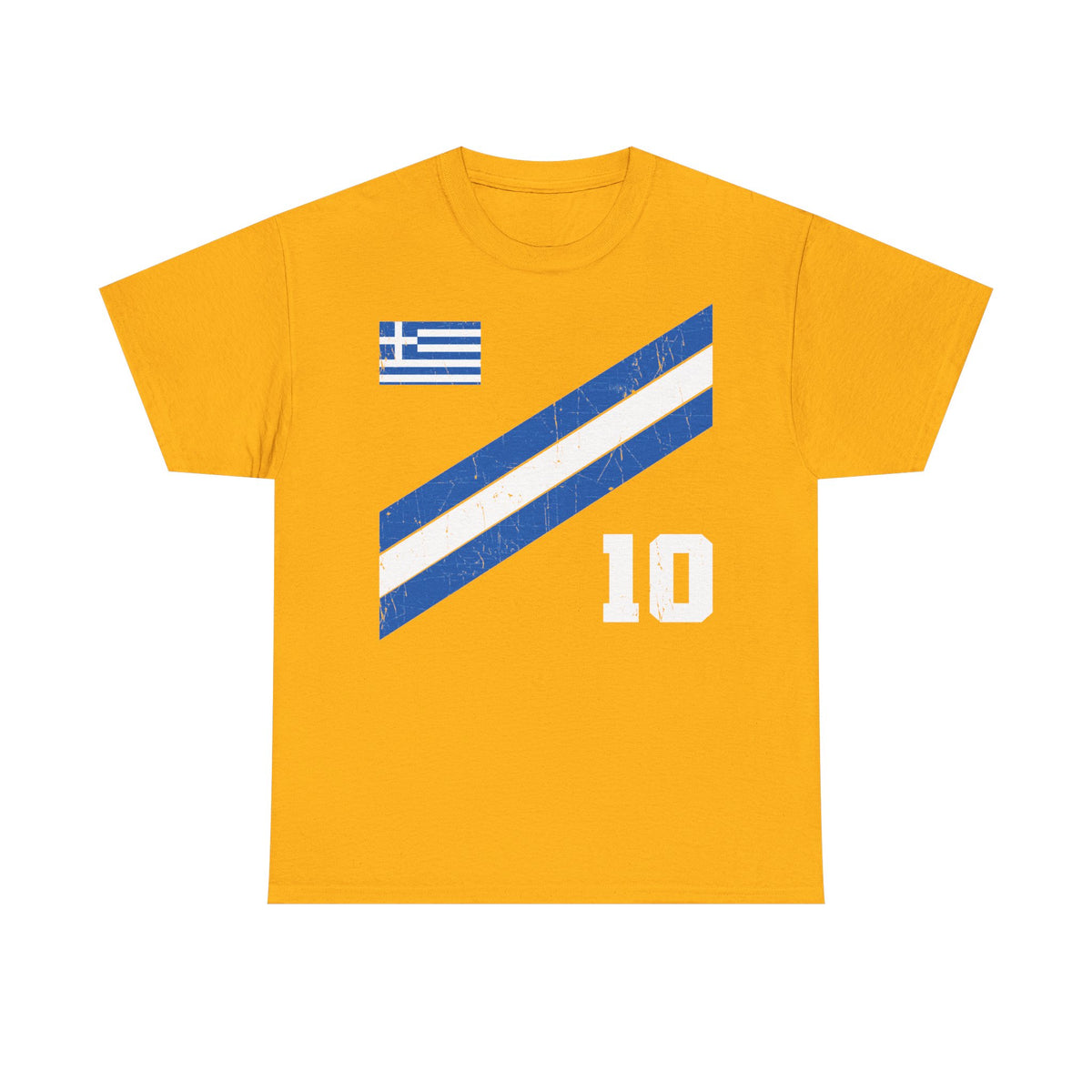 Grecia Grecia Bandera Escudo Patria Fútbol Deporte Aficionado Idea de regalo - Camiseta unisex