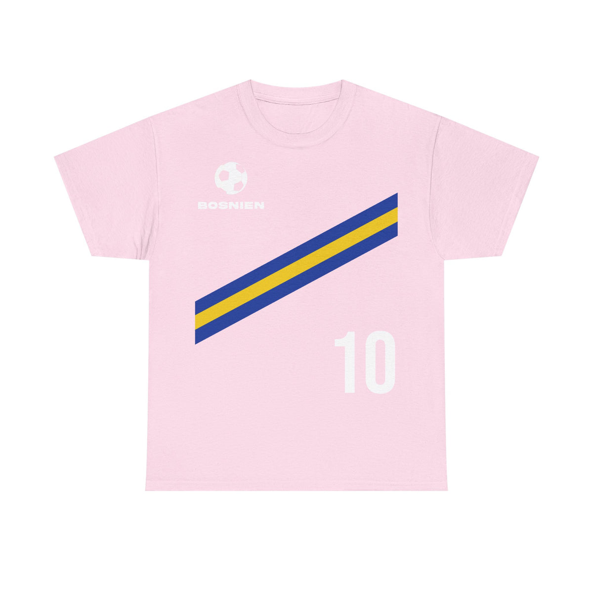 Bosnia Wappen Flagge Stolz Heimat Fußball fan Geschenkidee - Unisex T-Shirt