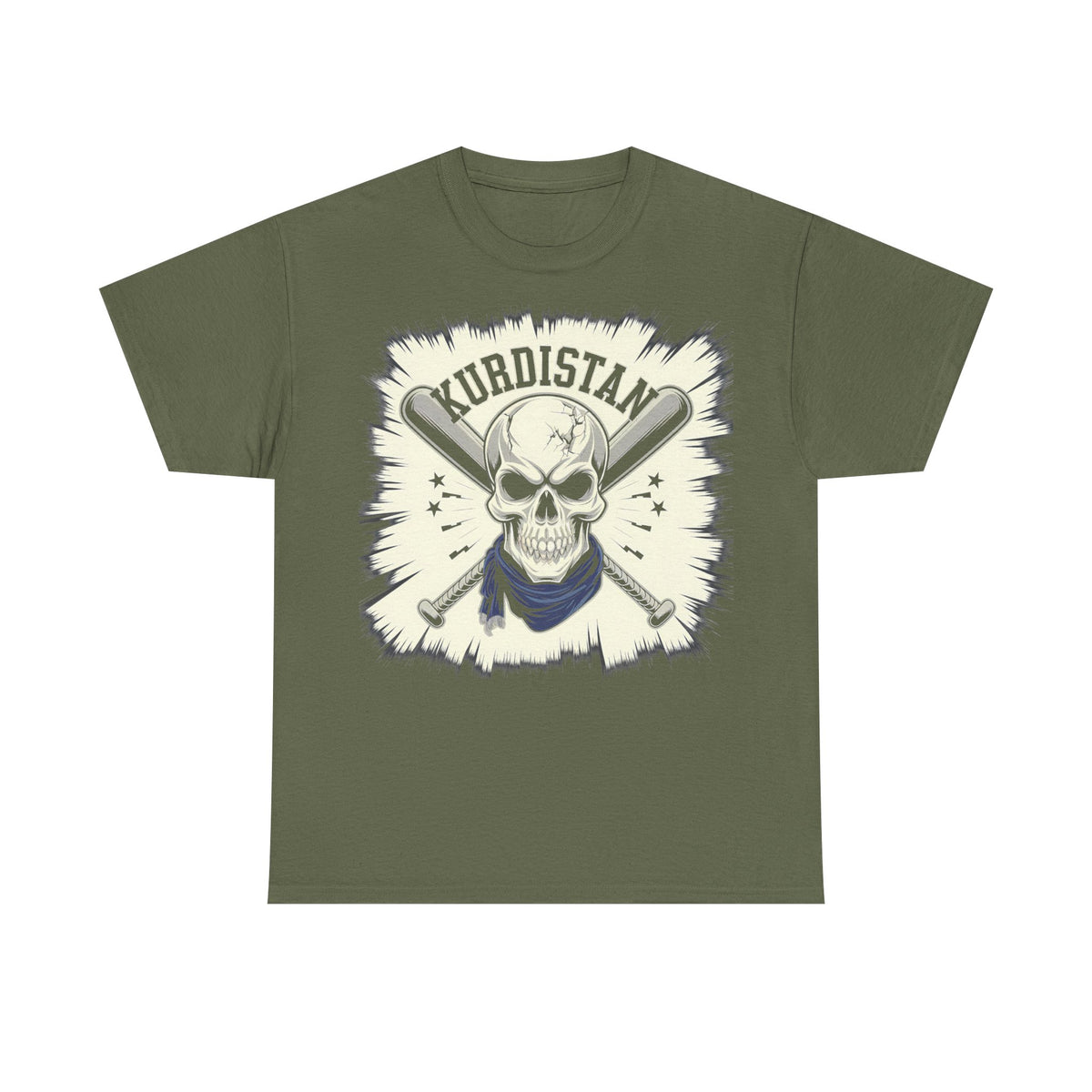 Camiseta unisex con escudo, bandera y regalo para los aficionados del Kurdistán: Azadi, patria