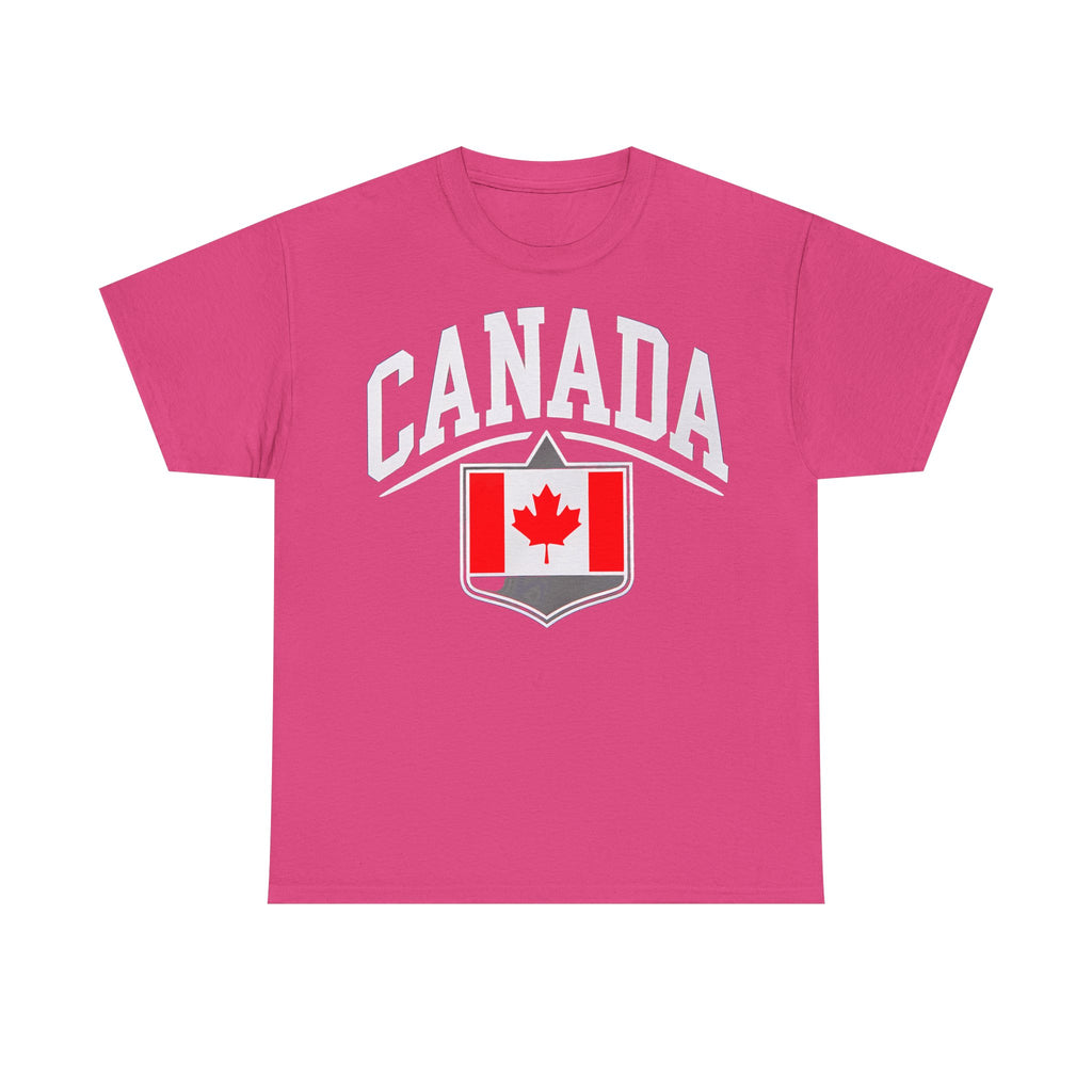 Canada Kanada Hooligan Wappen Flagge Fan Sport Fußball Geschenkidee - Unisey T-Shirt
