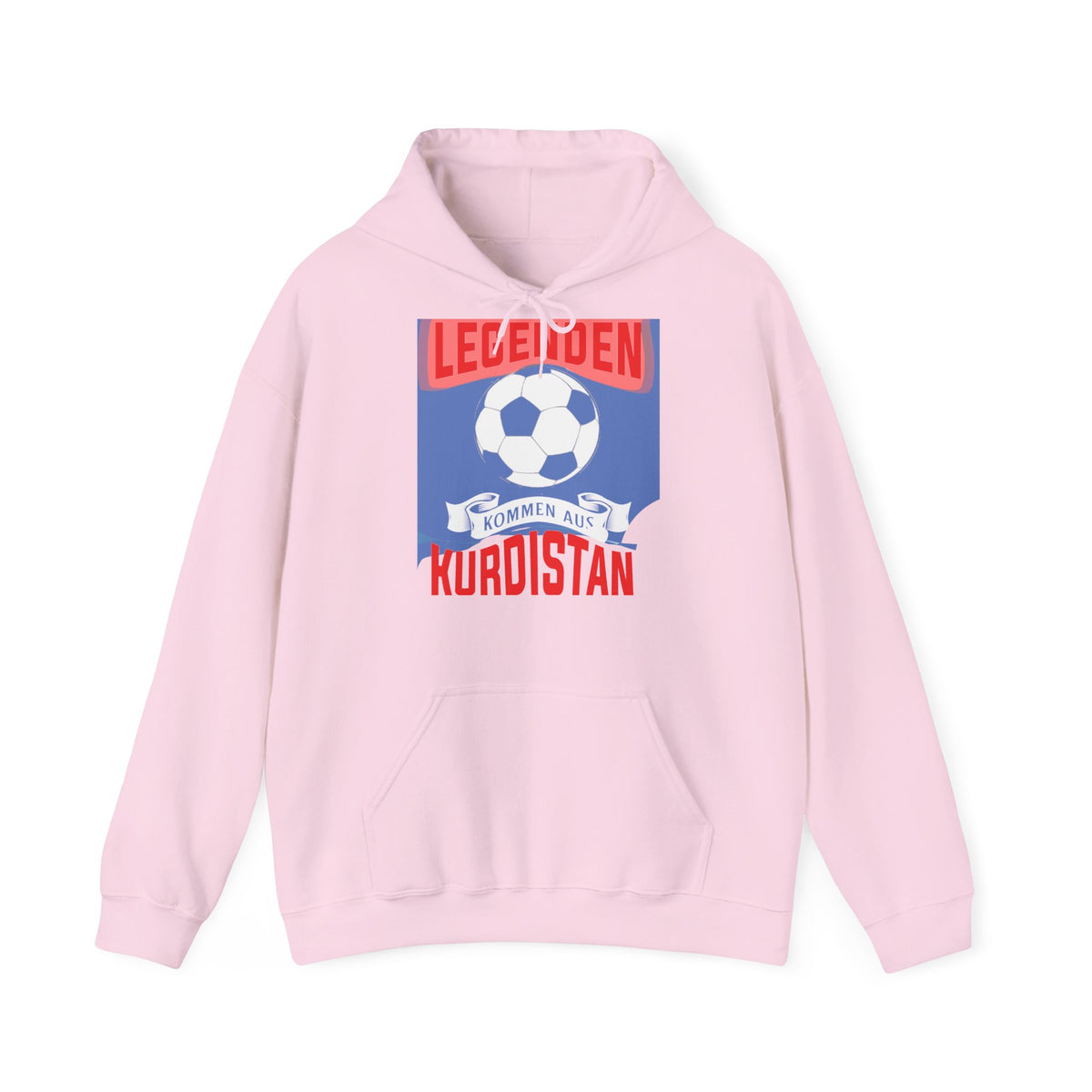 Kurdistan patria orgoglio stemma bandiera sport calcio regalo per tifosi - felpa con cappuccio unisex