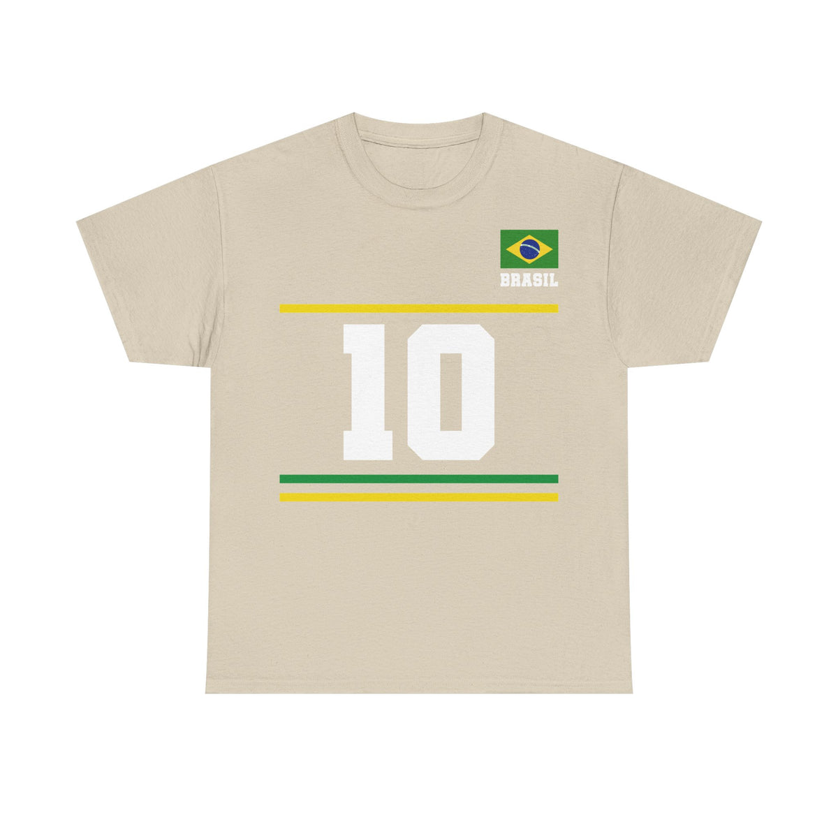 Brazil Brasilien Wappen Flagge Sport Fan Fußball Geschenkidee - Unisex T-Shirt