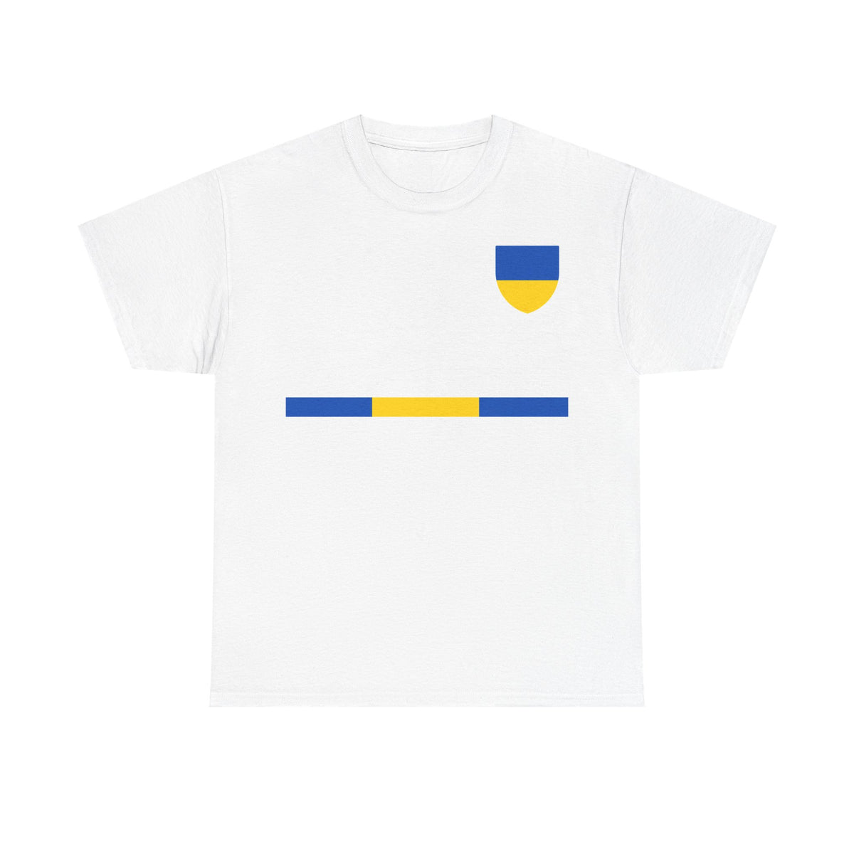 Bandera de Ucrania escudo idea de regalo afición al deporte moda vintage - Camiseta unisex