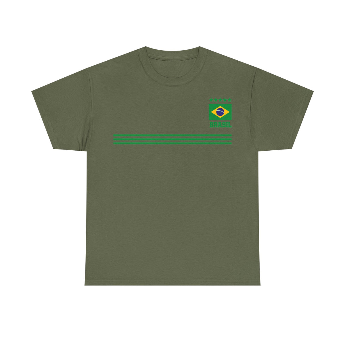 Brazil Brasilien Wappen Flagge Sport Fan Fußball Geschenkidee - Unisex T-Shirt