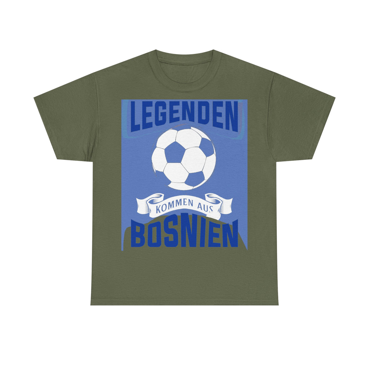 Bosnia Wappen Flagge Stolz Heimat Fußball fan Geschenkidee - Unisex T-Shirt